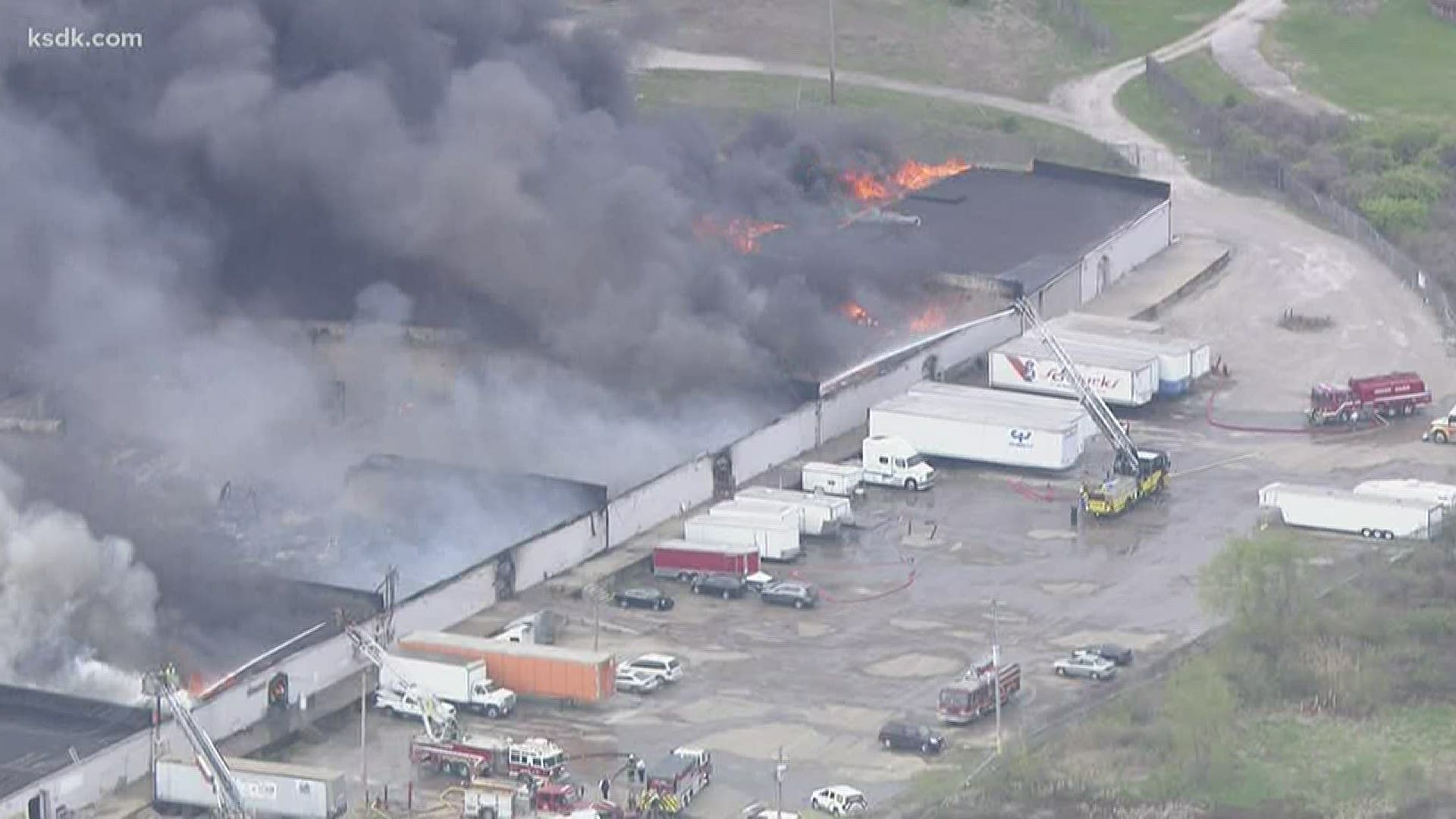 Thursday afternoon, a call went out for a fire in the 1400 block of Mississippi Avenue in Sauget, Illinois