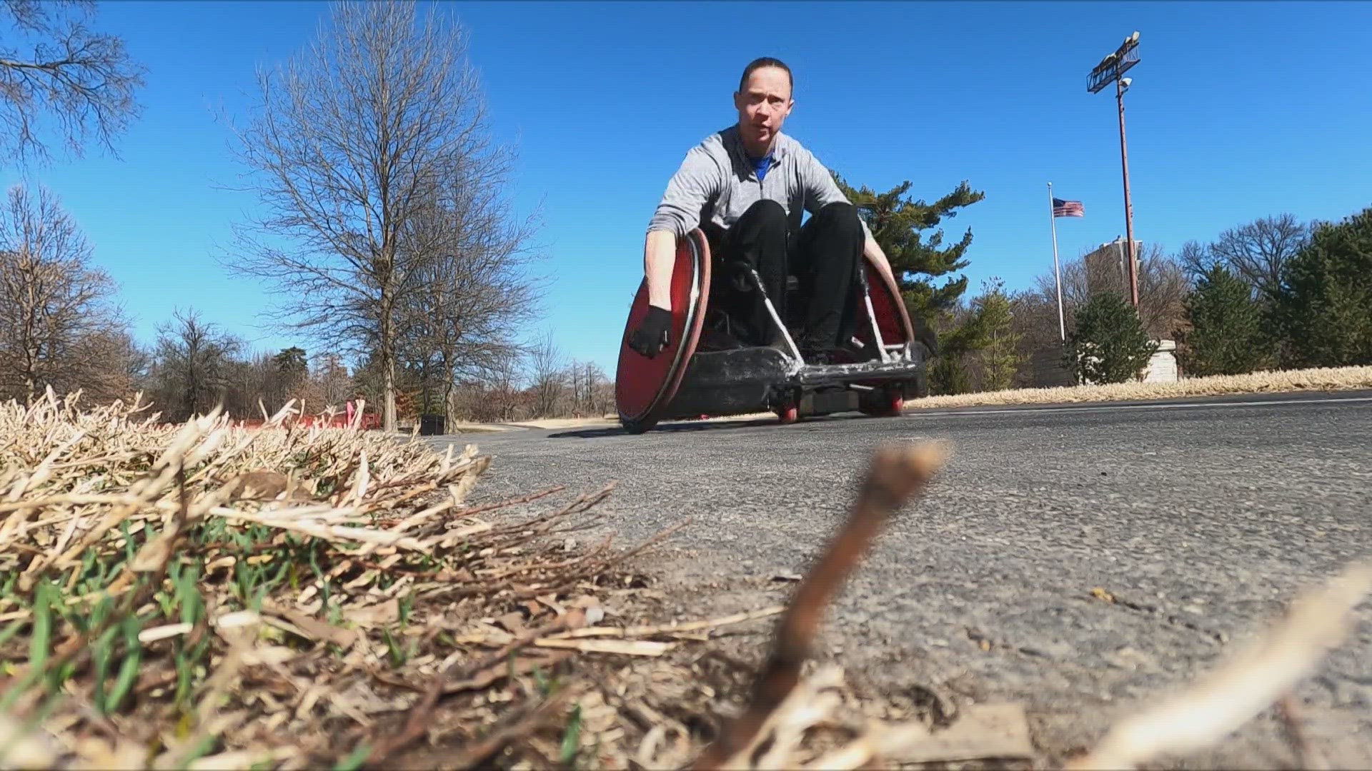 Local athlete Sarah Adams isn't letting multiple sclerosis stop her dream. She hopes to be the first woman to play on a men's team in the Paralympics.