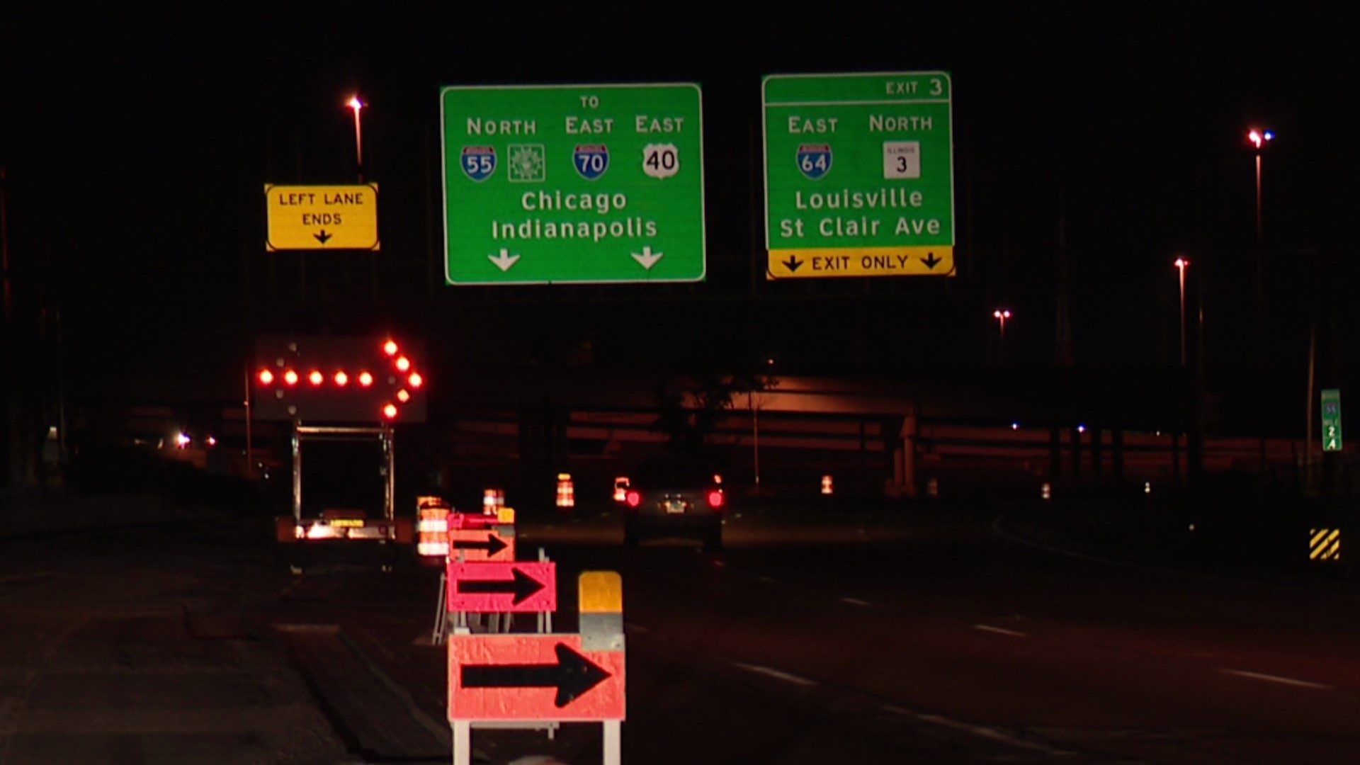 Starting Friday night, the Illinois Department of Transportation will close down I-55/70 to make repairs. It will impact traffic between I-64 and I-255 interchanges.