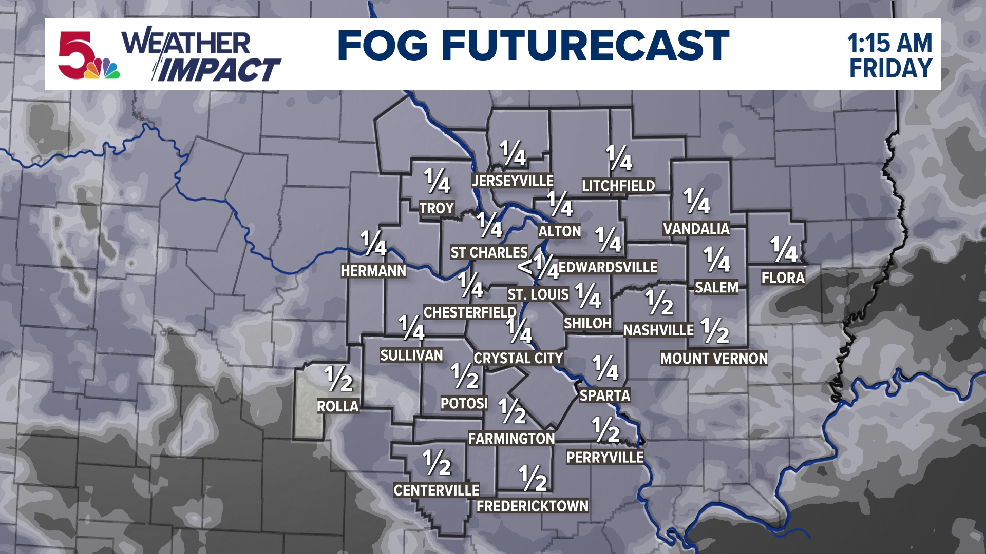 Dense fog expected through early Friday | ksdk.com