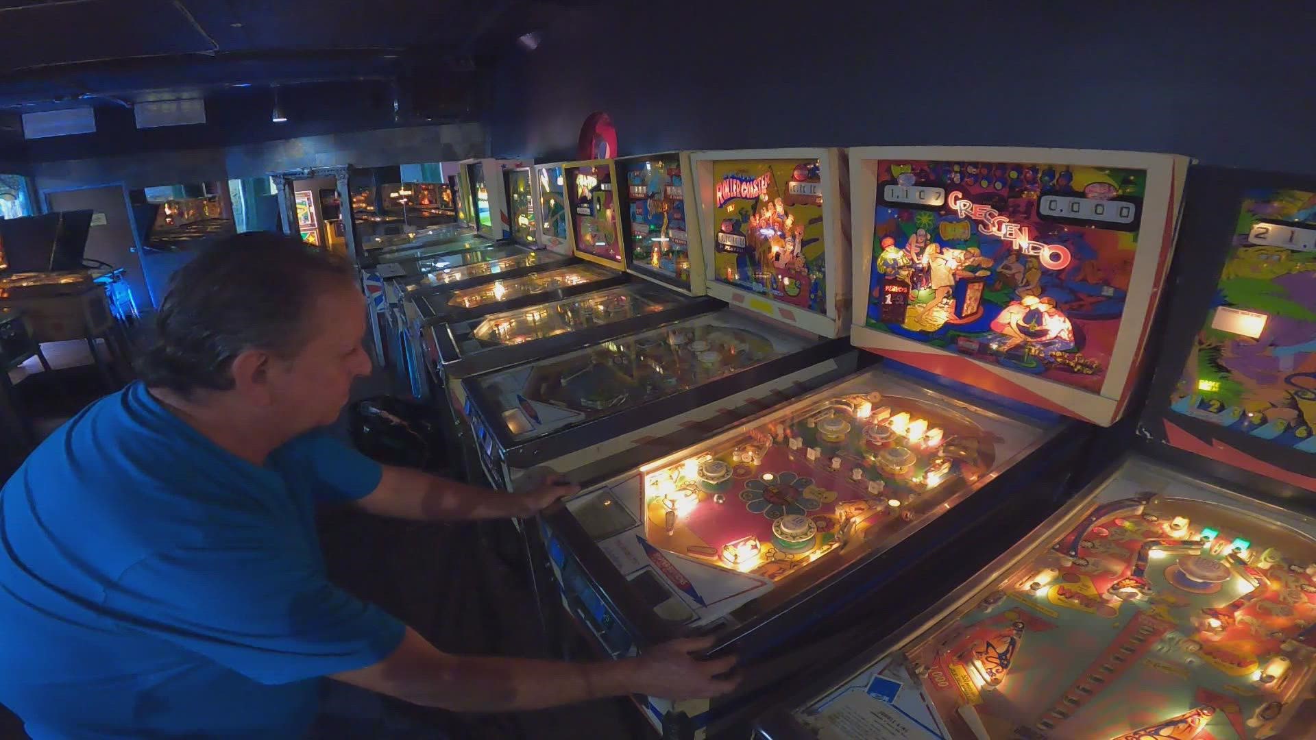 Pinball Eric has been playing with pinball machines since 1968. He has kept the pinball machines running at the St. Louis City Museum  for 25 years.