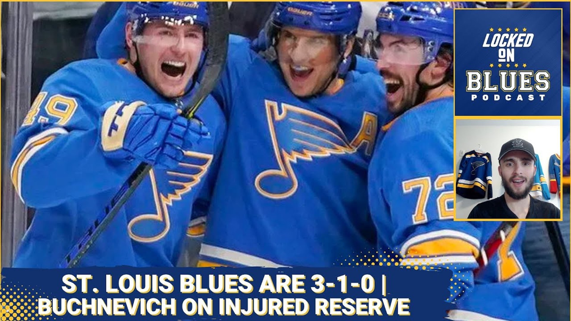 Josh Hyman covers the St. Louis Blues third and fouth games of the season. He also goes over the injuries to Saad and Buchnevich, and the signing of Pitlick.