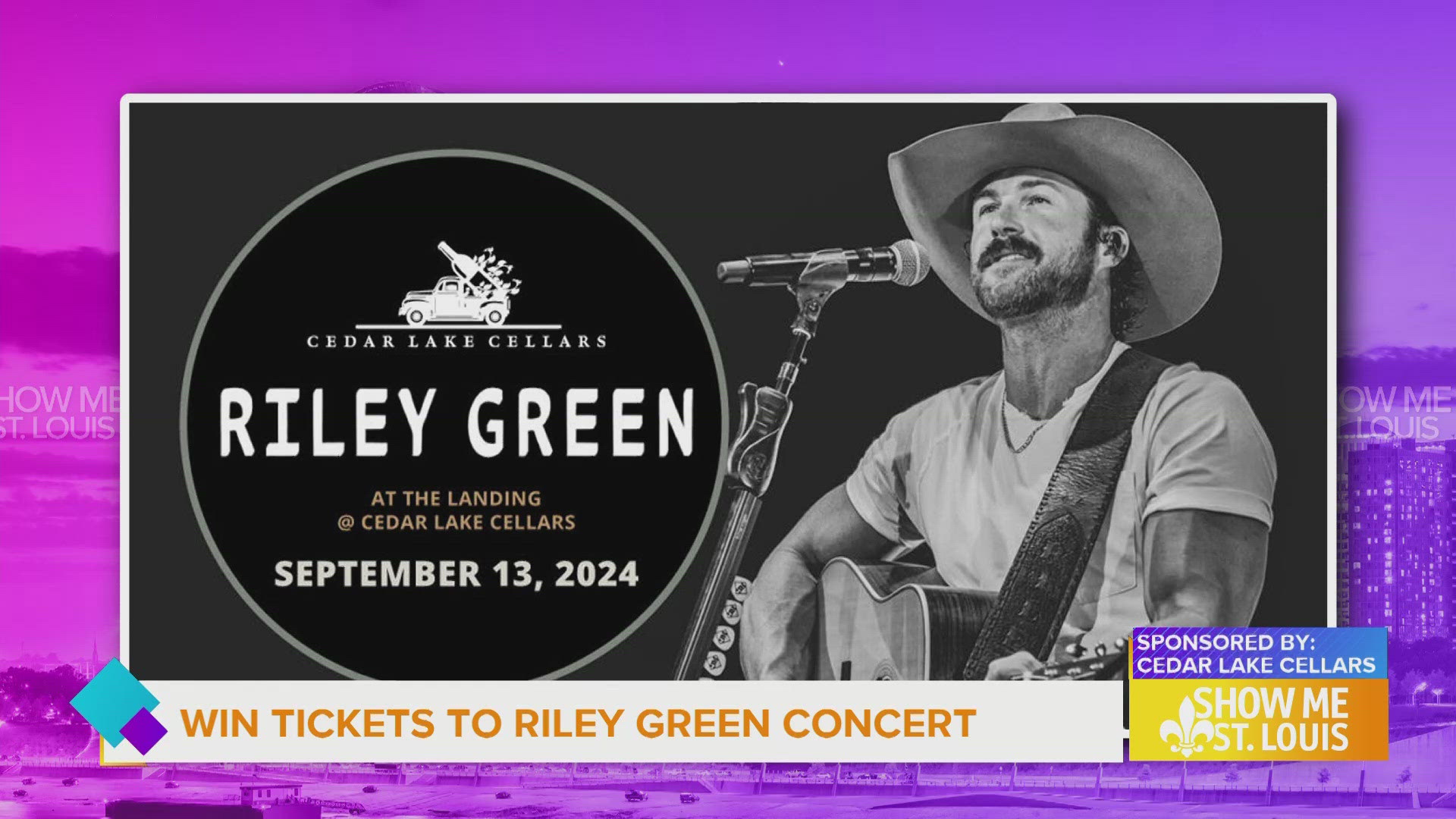 Win Tickets to See Riley Green perform Live at Cedar Lake Cellars on September 13th