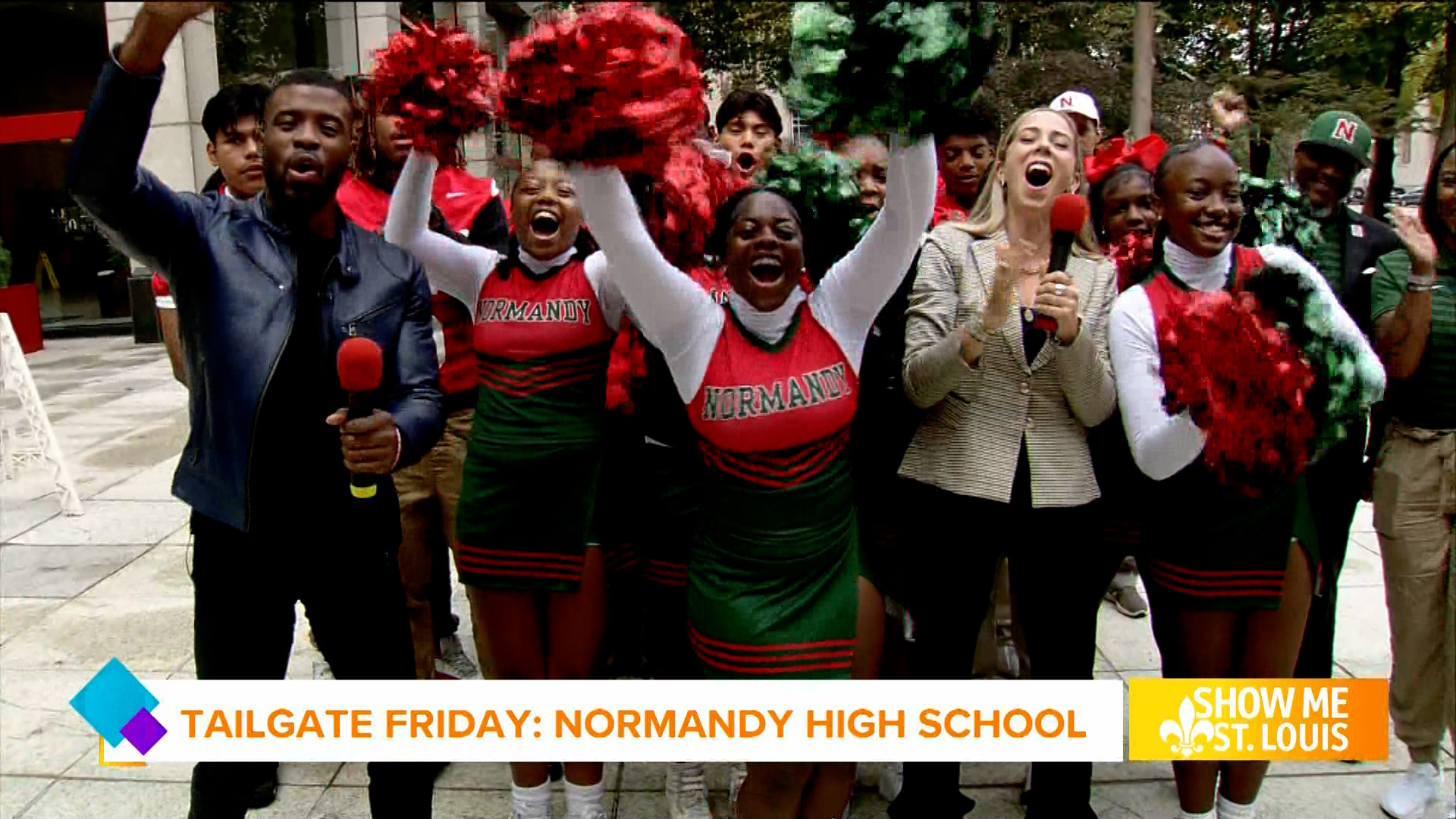 Normandy High School brought the energy to Show Me St. Louis' Tailgate Friday.