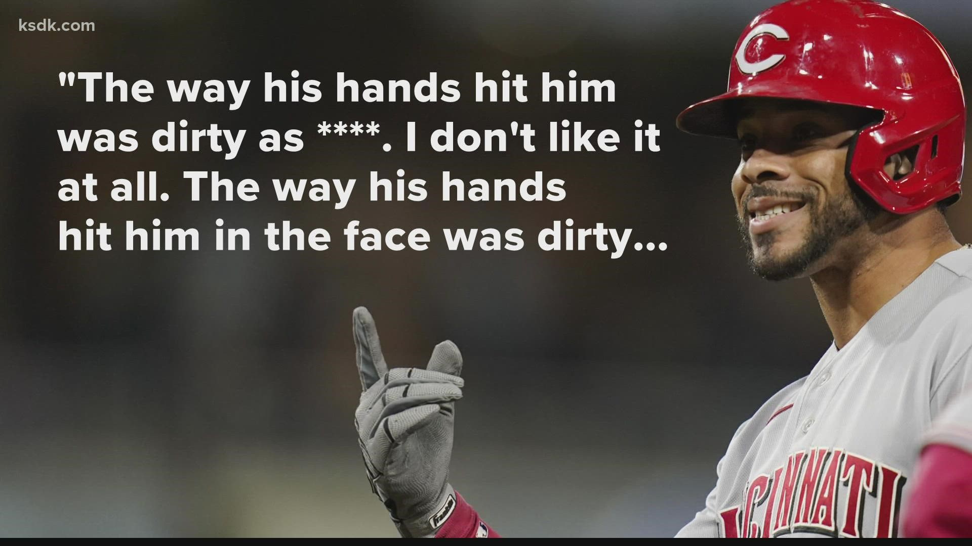 Pham had a lot to say about the slide from his former St. Louis Cardinals teammate.