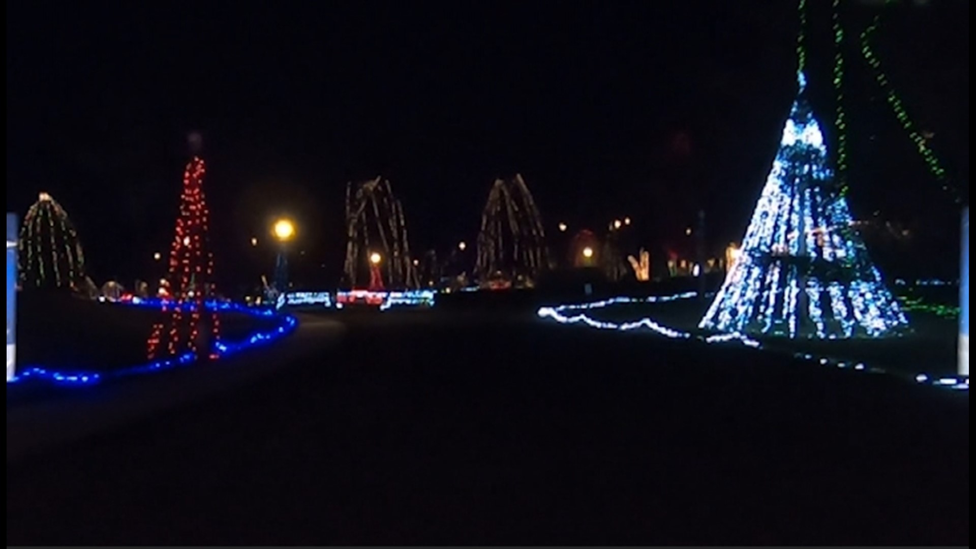 If you need a bit of Christmas cheer, take a tour of Christmas lights with us. Tonight, we drive through Our Lady of the Snows Christmas display