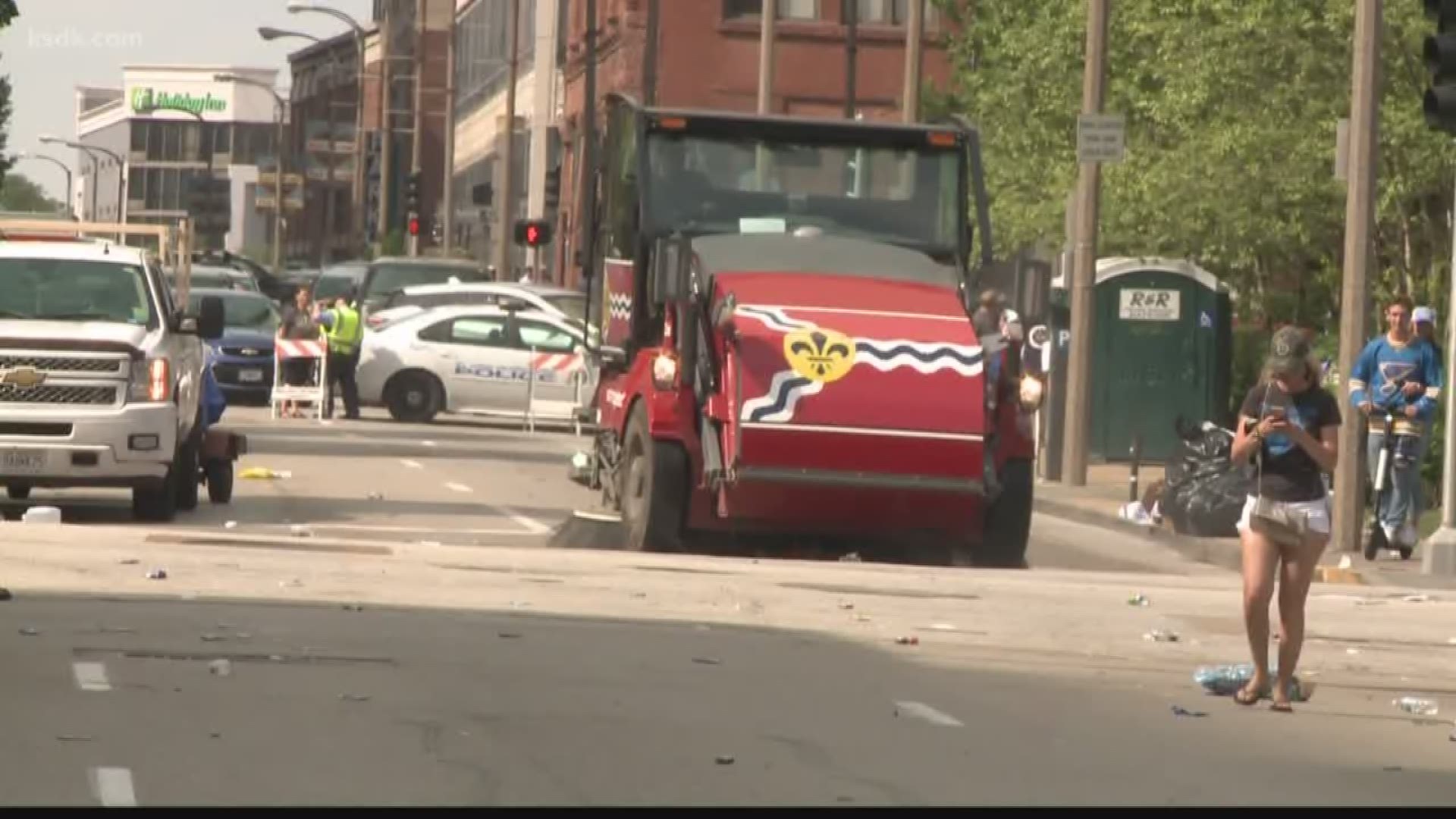 It took less than 24 hours for the streets to return back to normal in St. Louis.
