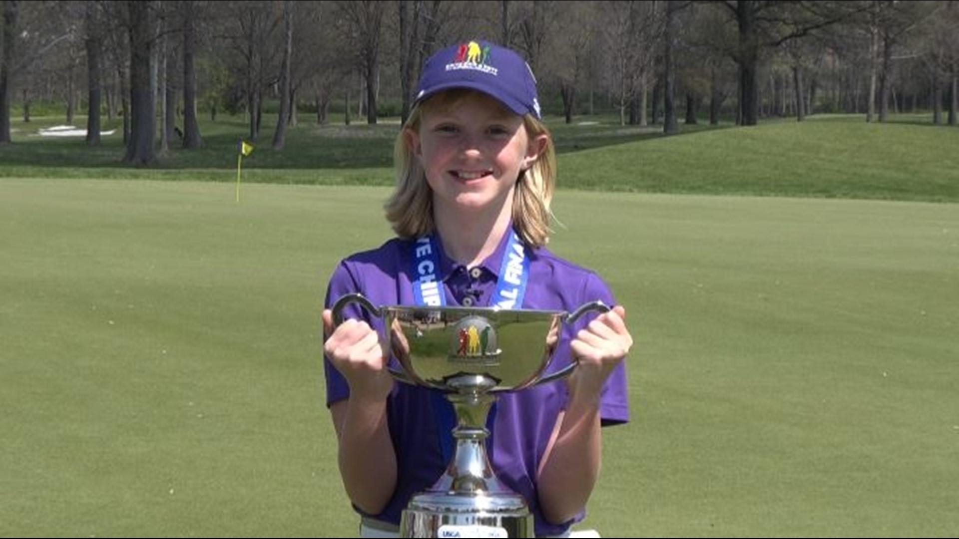 Madison Pyatt hits drives over 230 yards and wins championships at Augusta National. And she's only 9 years old.