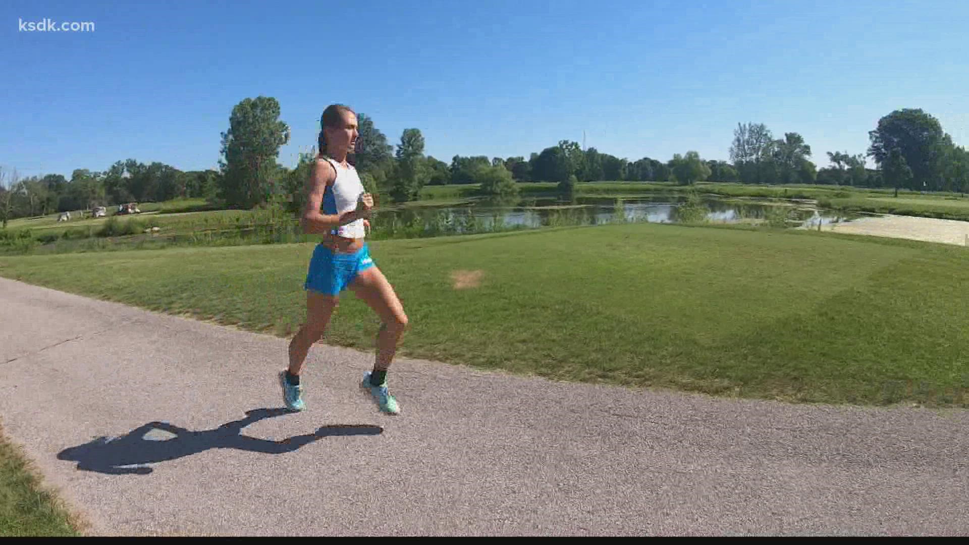 Julia Kohnen Griffey is now training full-time as a professional runner with her sights set on the 2024 Olympics in Paris.