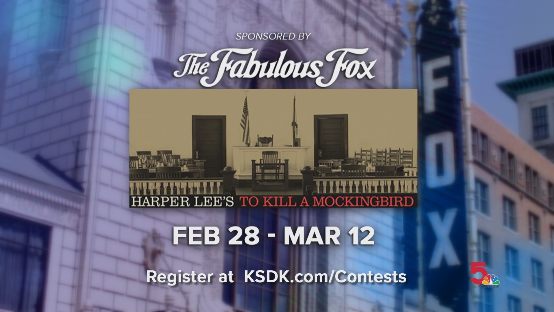 Enter for your chance to win 'To Kill a Mockingbird' tickets at the