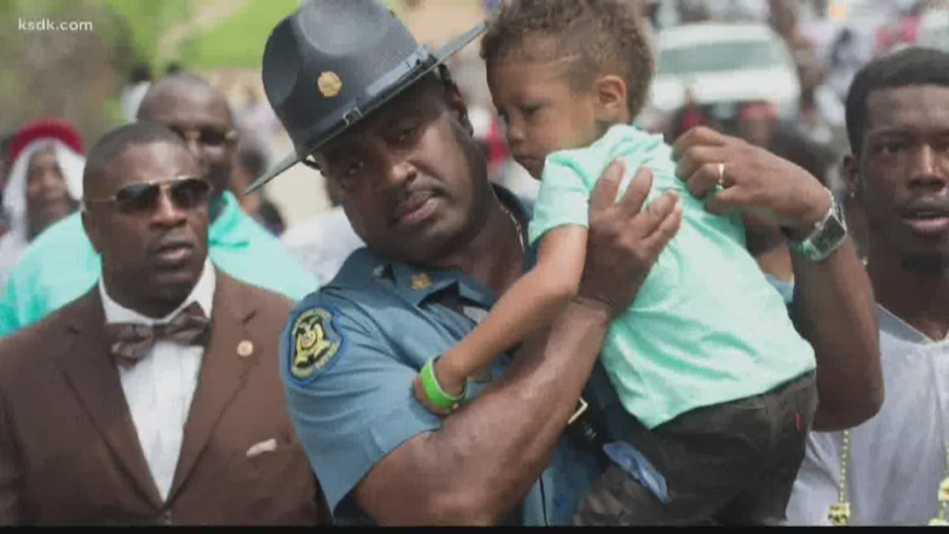 After five days of tension that seemed like it could break both protestors and the police, Captain Ron Johnson of the highway patrol was tapped to help both sides bend.