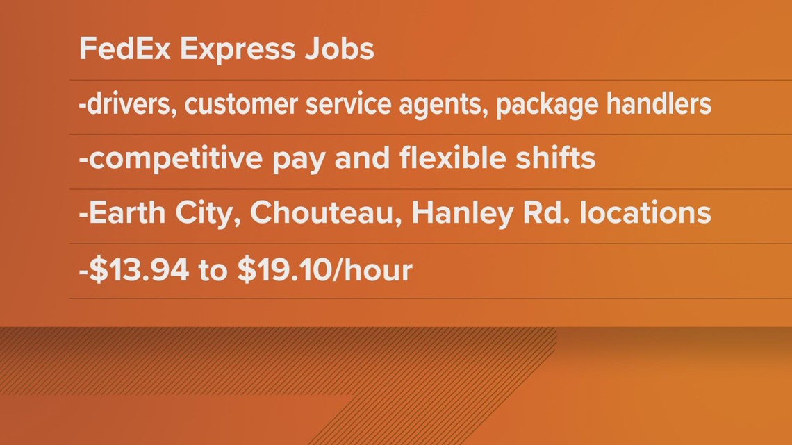 FedEx Express hiring, enrollment open at STLCC and Ranken