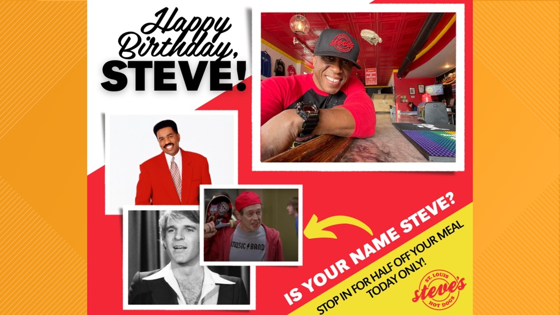 Steves eat half off at Steve's Hot Dogs Friday in St. Louis - Vimarsana News