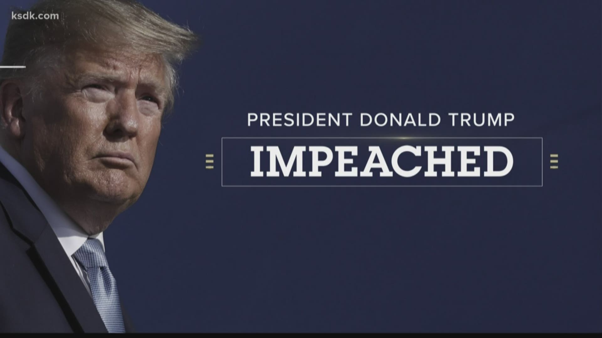 Members of Congress have voted to impeach Donald Trump, making him the third U.S. president to ever be handed the penalty by the House.