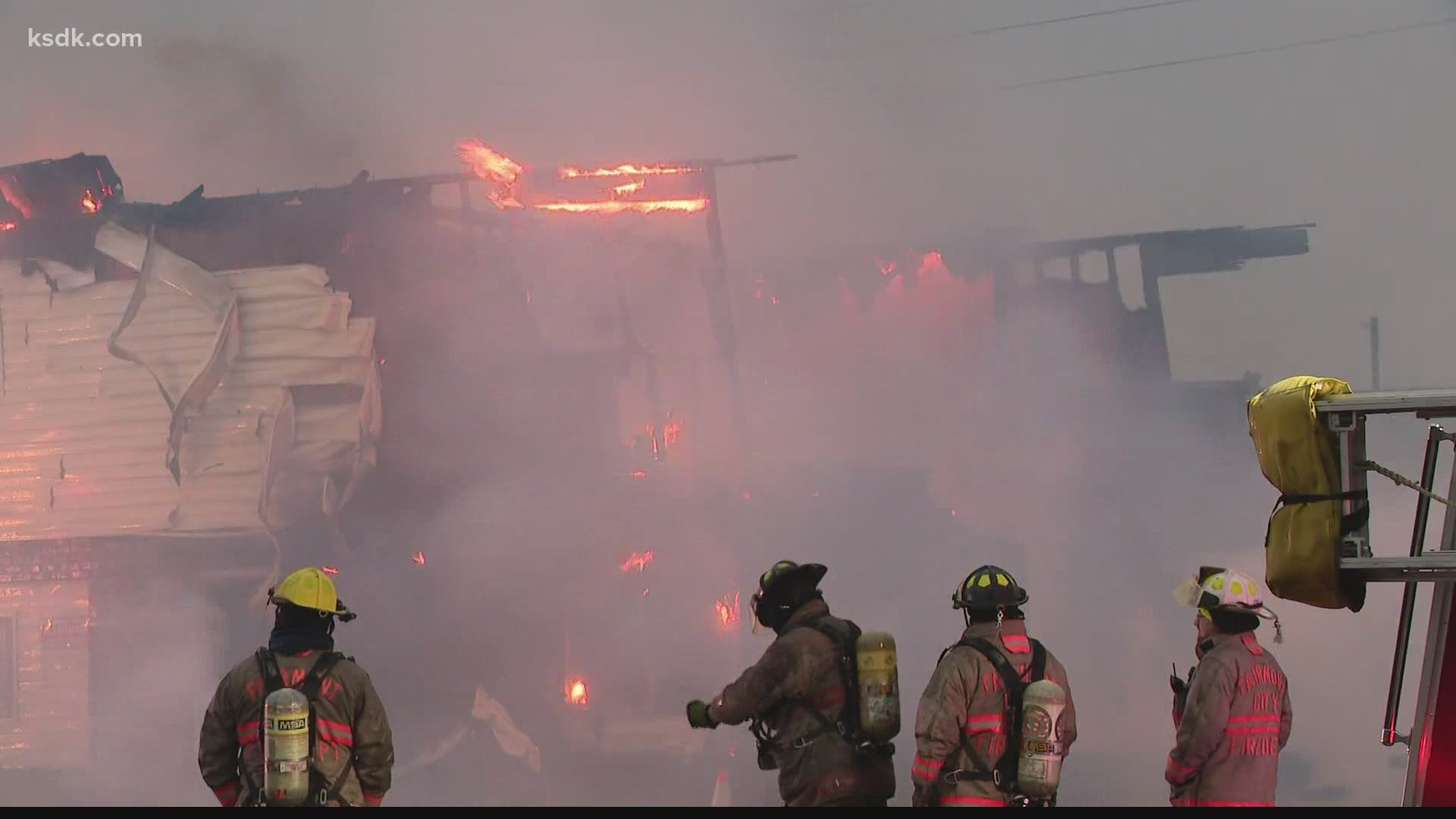 "It was a scary moment, it was really scary," said Geneva Phillips. "Everything got burned up, everything. We have nothing."