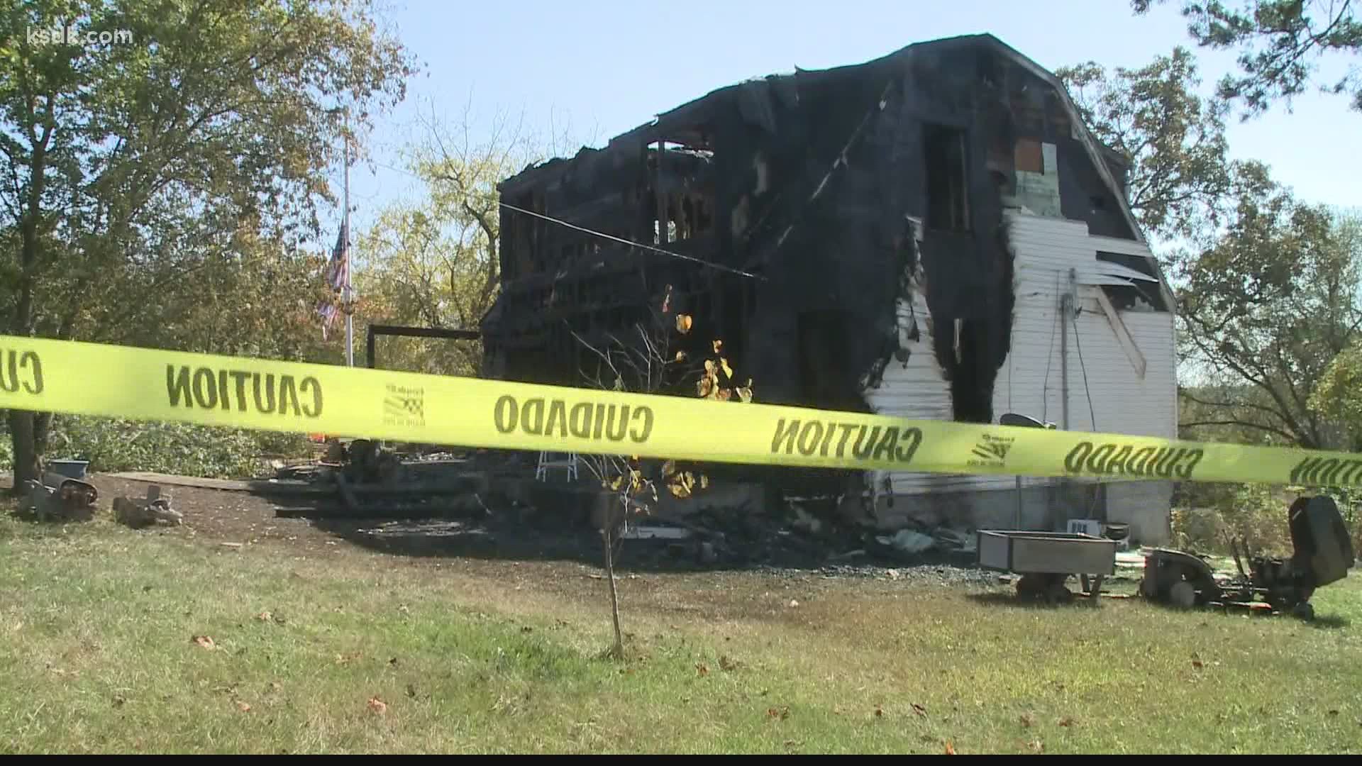 Two of the surviving residents of the home were transported to a local hospital with extensive burns