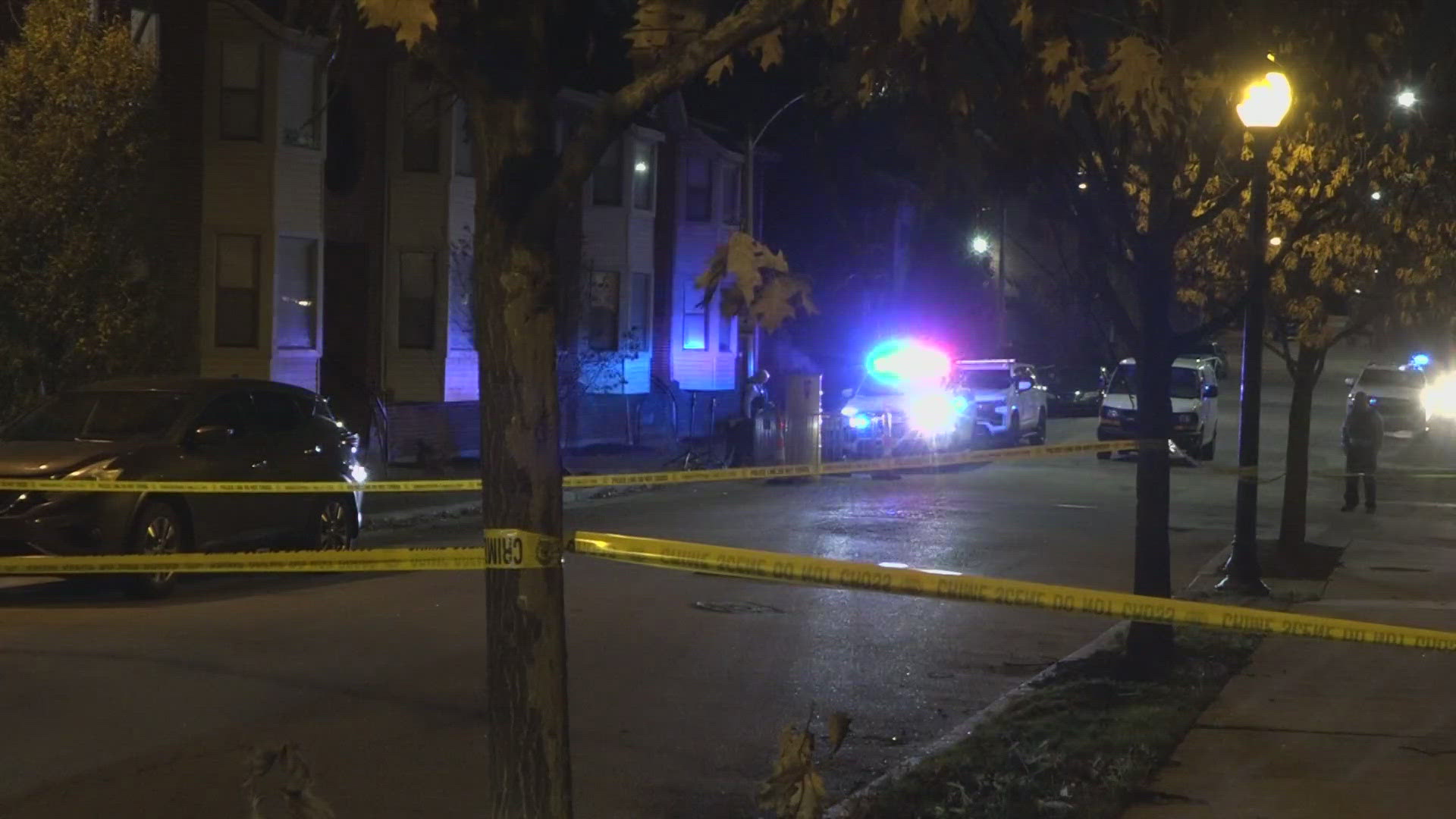 Two people were killed and three others were injured in a shooting Sunday night in St. Louis' Columbus Square neighborhood