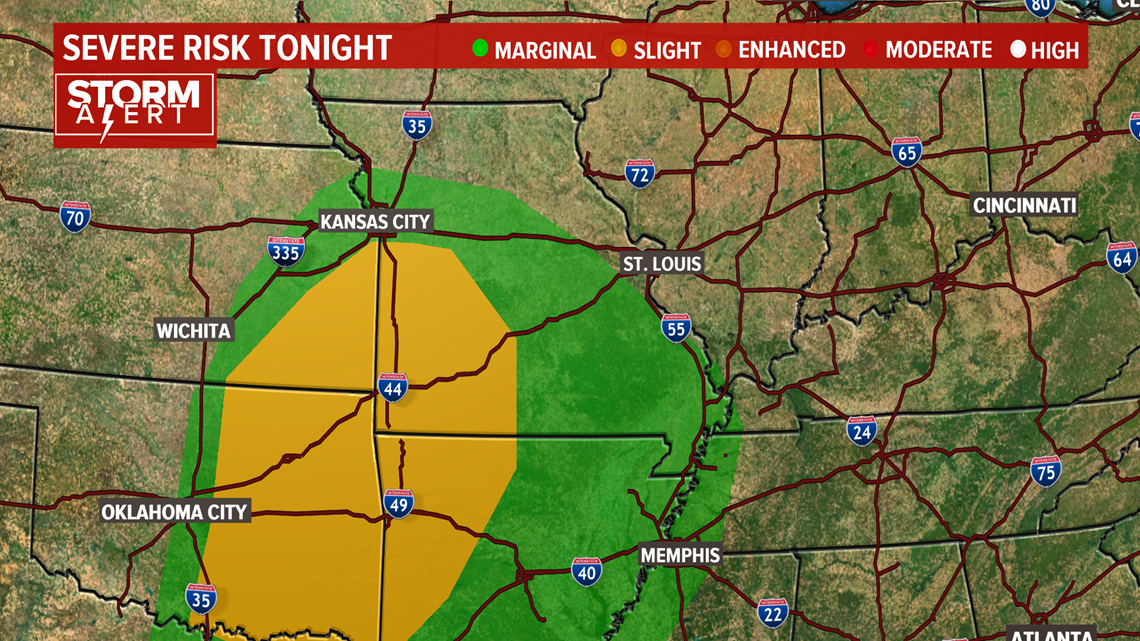 St. Louis weather | Severe thunderstorms possible tonight | ksdk.com