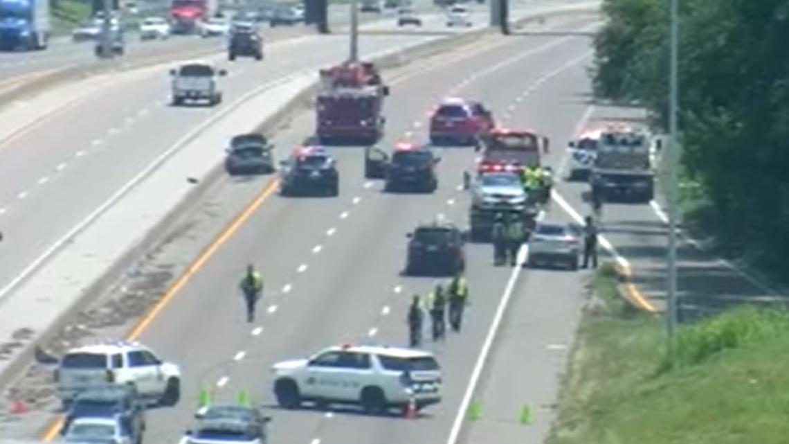 Crash closes all eastbound lanes on I-70 at Adelaide | ksdk.com