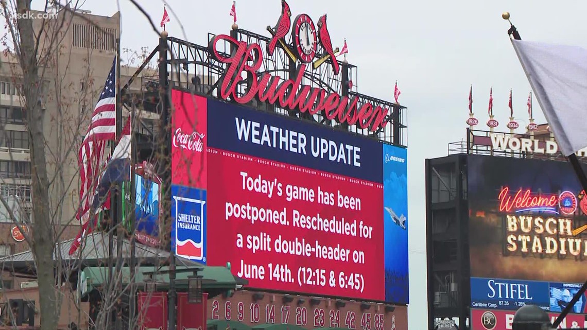 Weather postpones Cardinals, Royals road games before All-Star break