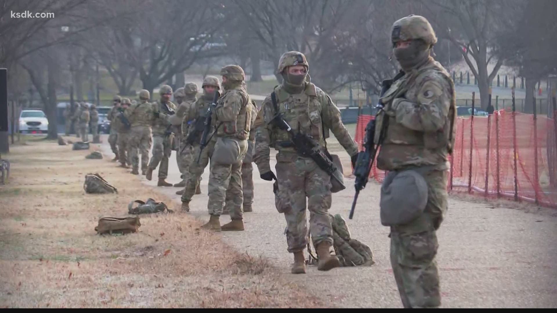 National Guard troops descend on nation's capital