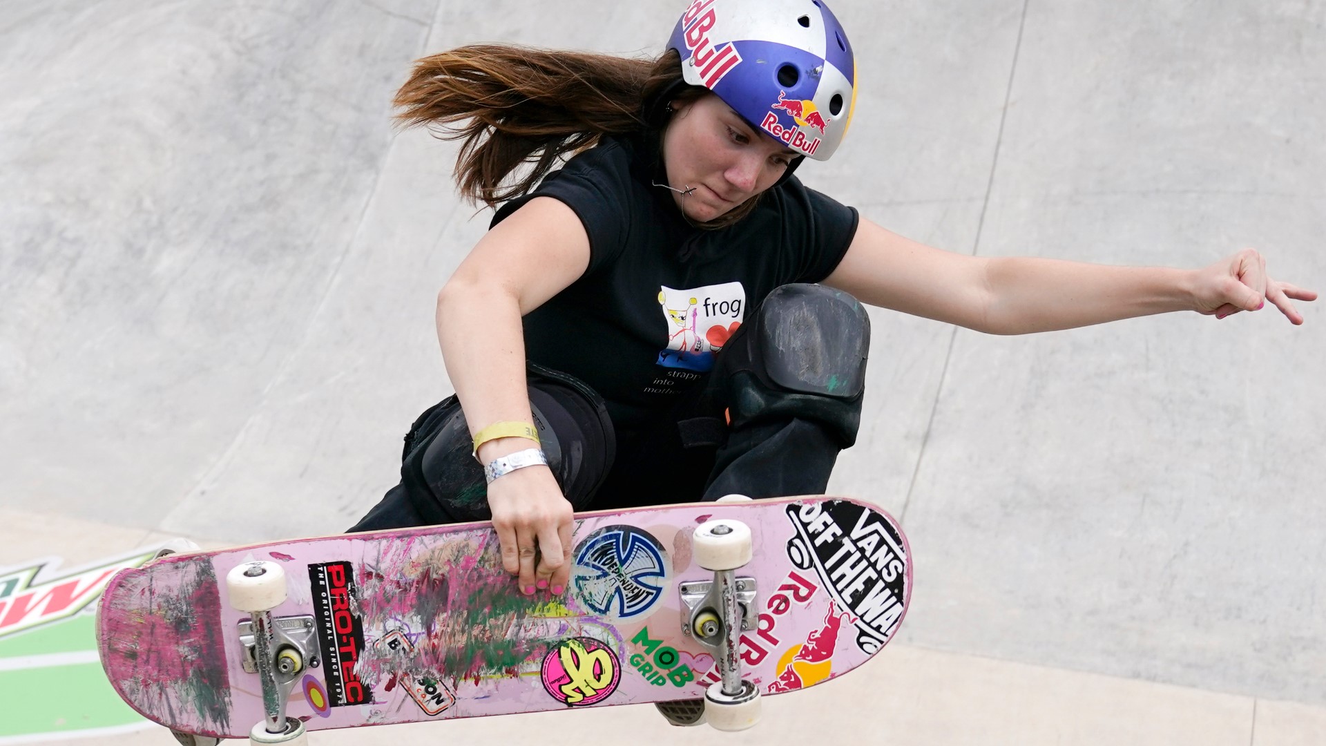 Brighton  Zeuner is no stranger to skateboarding royalty, and she is hoping she can join their ranks at the Tokyo Olympics.