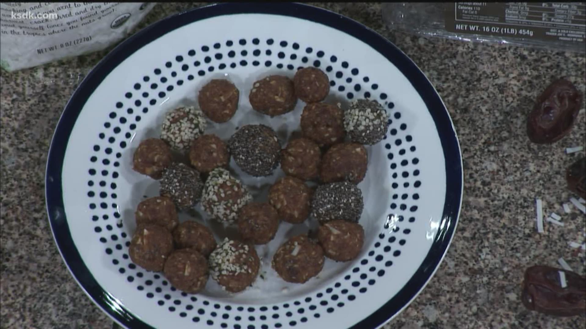 Fall weather means fall recipes! Alexandra Caspero of Delish Knowledge demonstrated a recipe for pumpkin pie flavored energy bites.