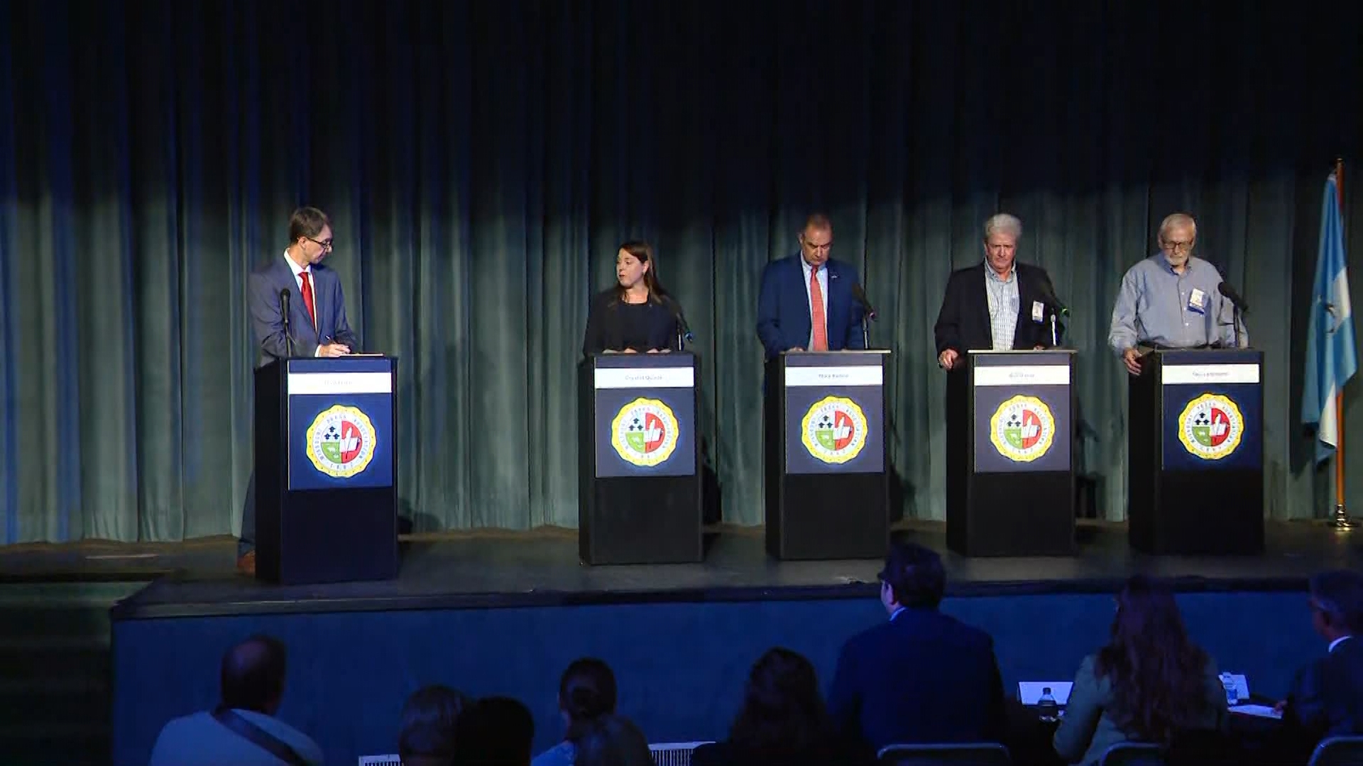 Candidates for Missouri governor Crystal Quade, Mike Kehoe, Bill Stanz and Paul Lehmann participated in a debate Friday afternoon in Springfield.