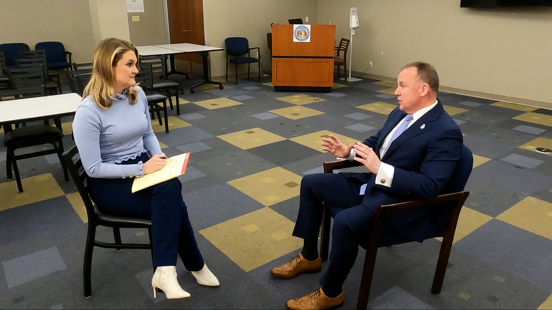 St. Louis police Chief Robert Tracy sat down with 5 On Your Side's Christine Byers to talk about his first few weeks on the job as the city's top cop.