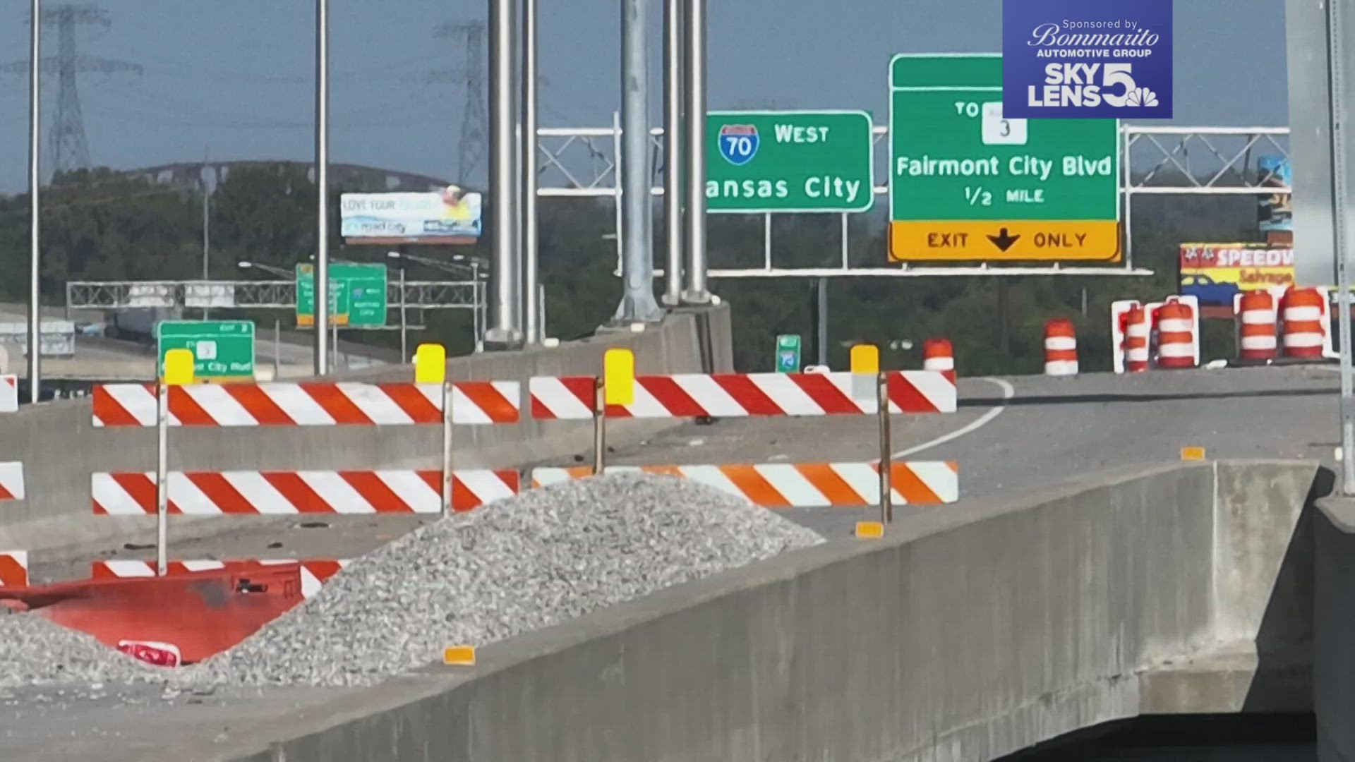 The ramp connecting I-70 to I-64 in the Metro East is closed due to structural damage. It's going to stay that way for quite a while.