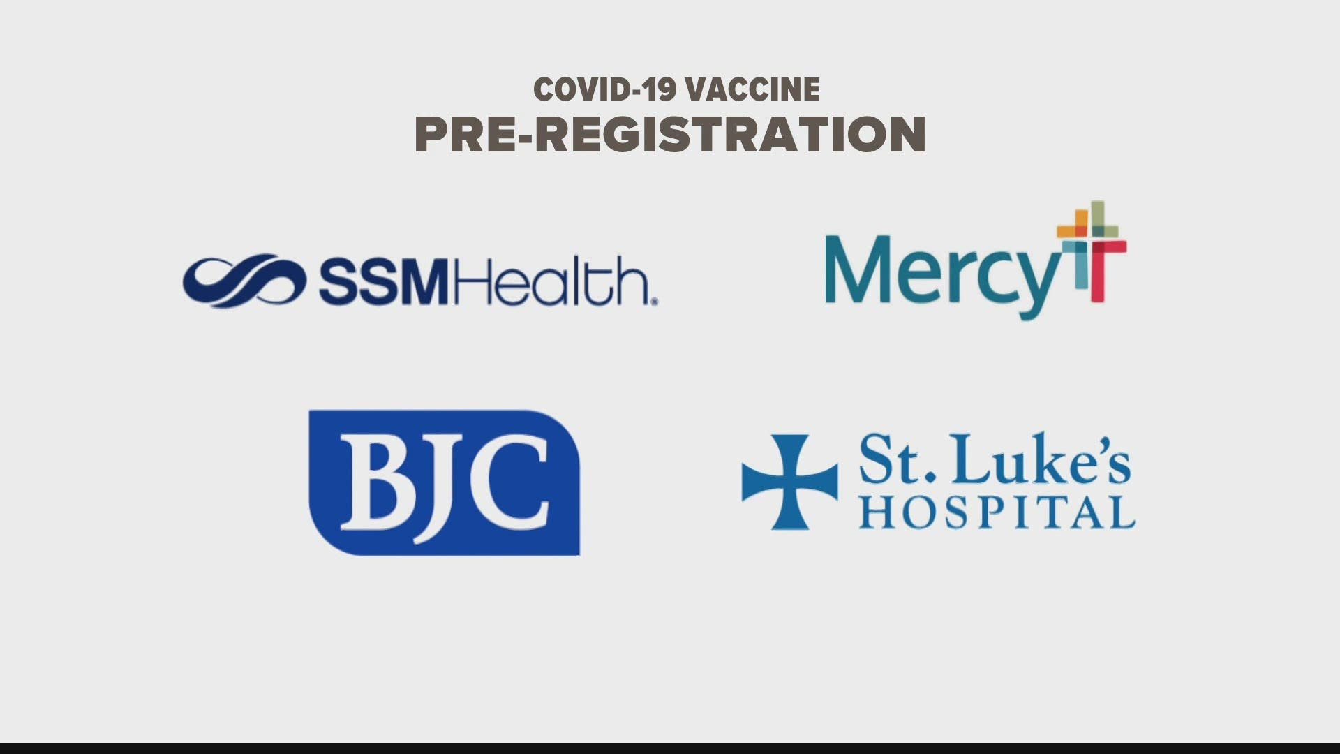 Counties in Missouri and Illinois are asking people to fill out online surveys and sign-ups for the vaccine