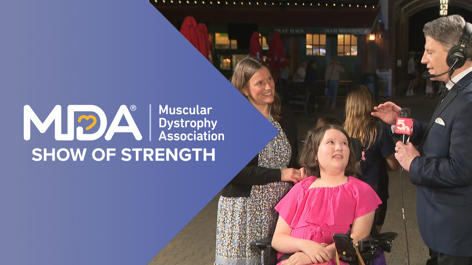 Mike Bush is joined by Anne Allred, Rene Knott and Scott Connell for the 2024 MDA Show of Strength Telethon at Grant's Farm.