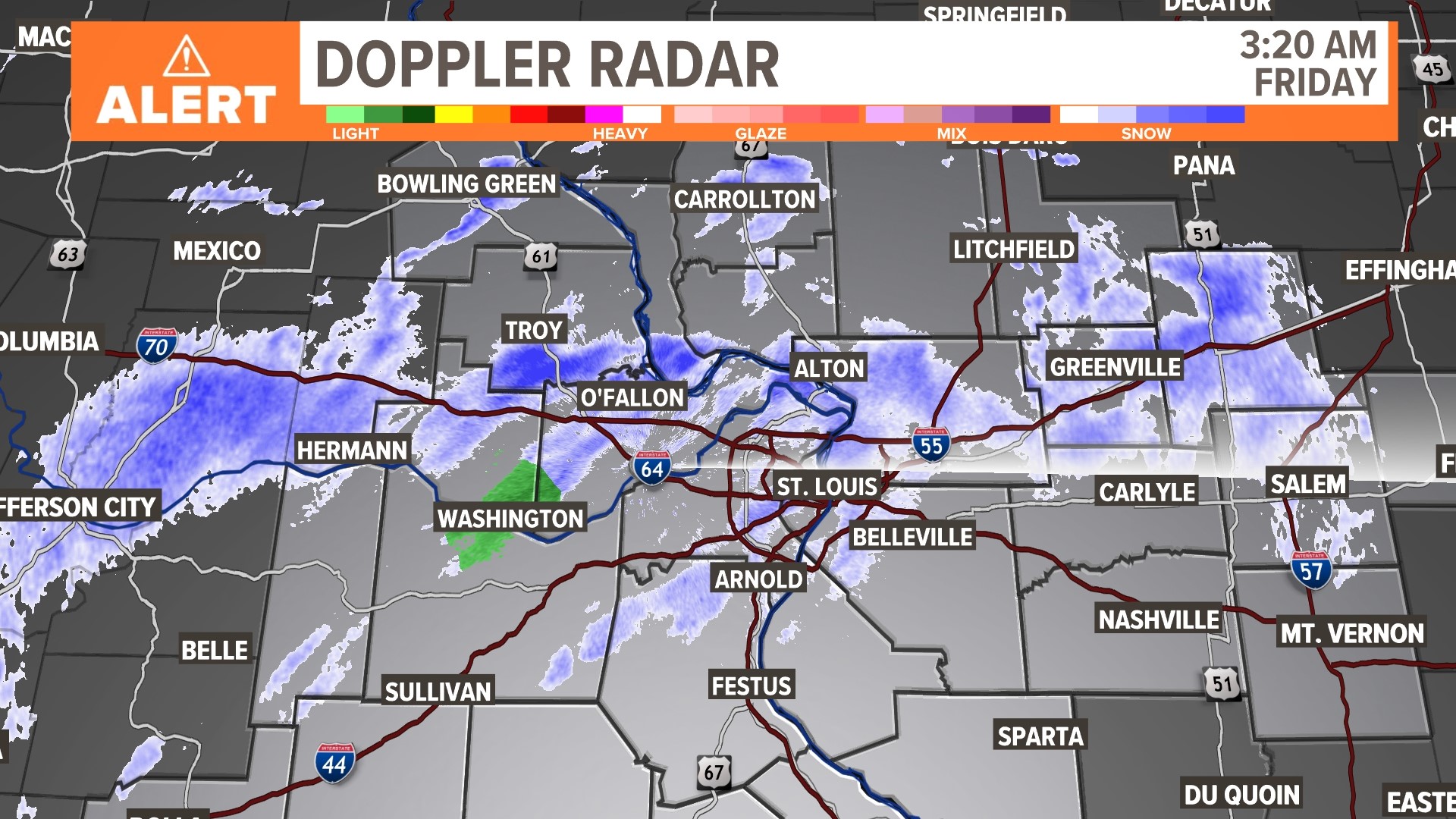 St, Louis forecast: More snow Thursday night into Friday morning | ksdk.com