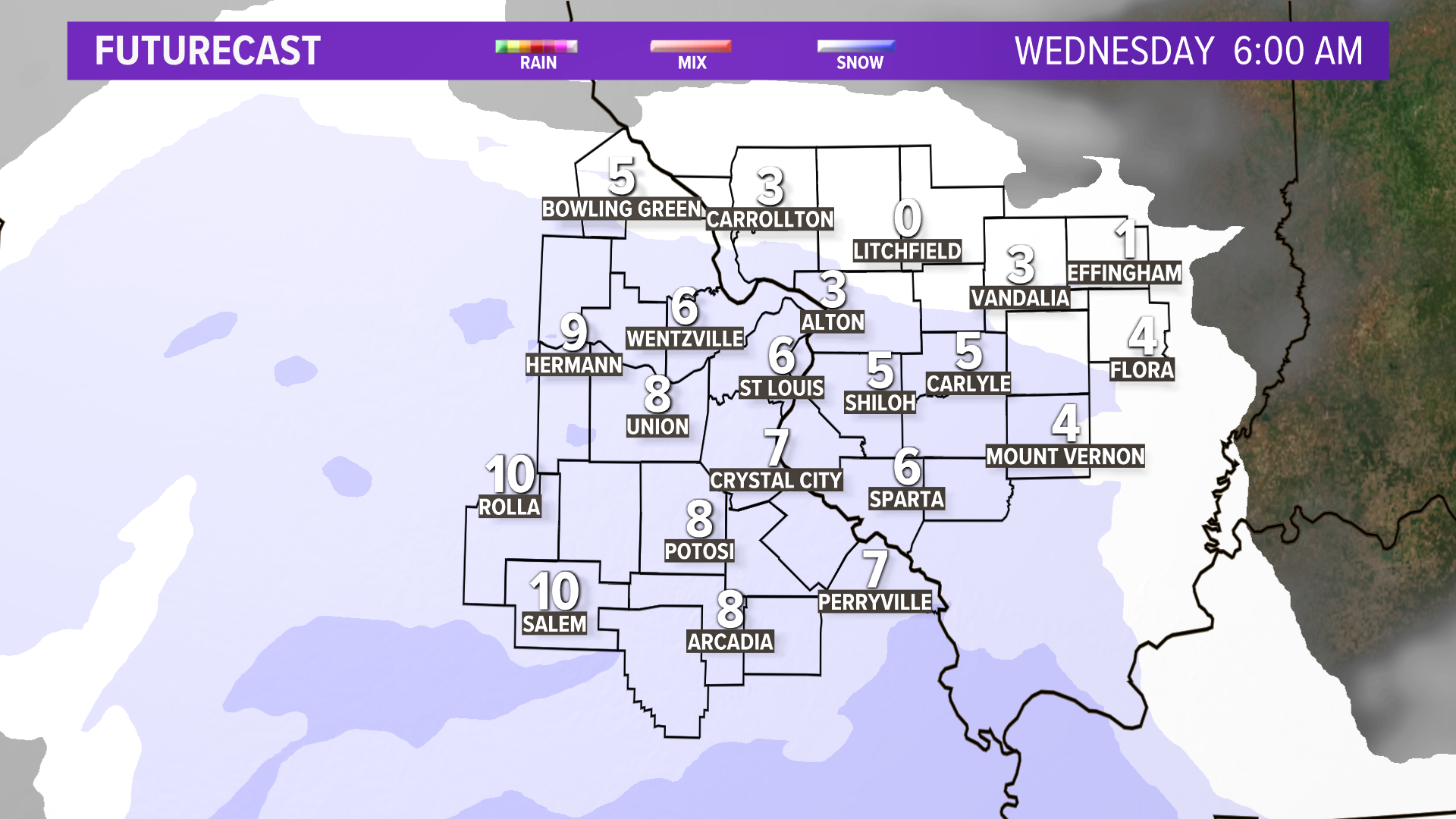When to expect more snow in St. Louis on Wednesday | ksdk.com