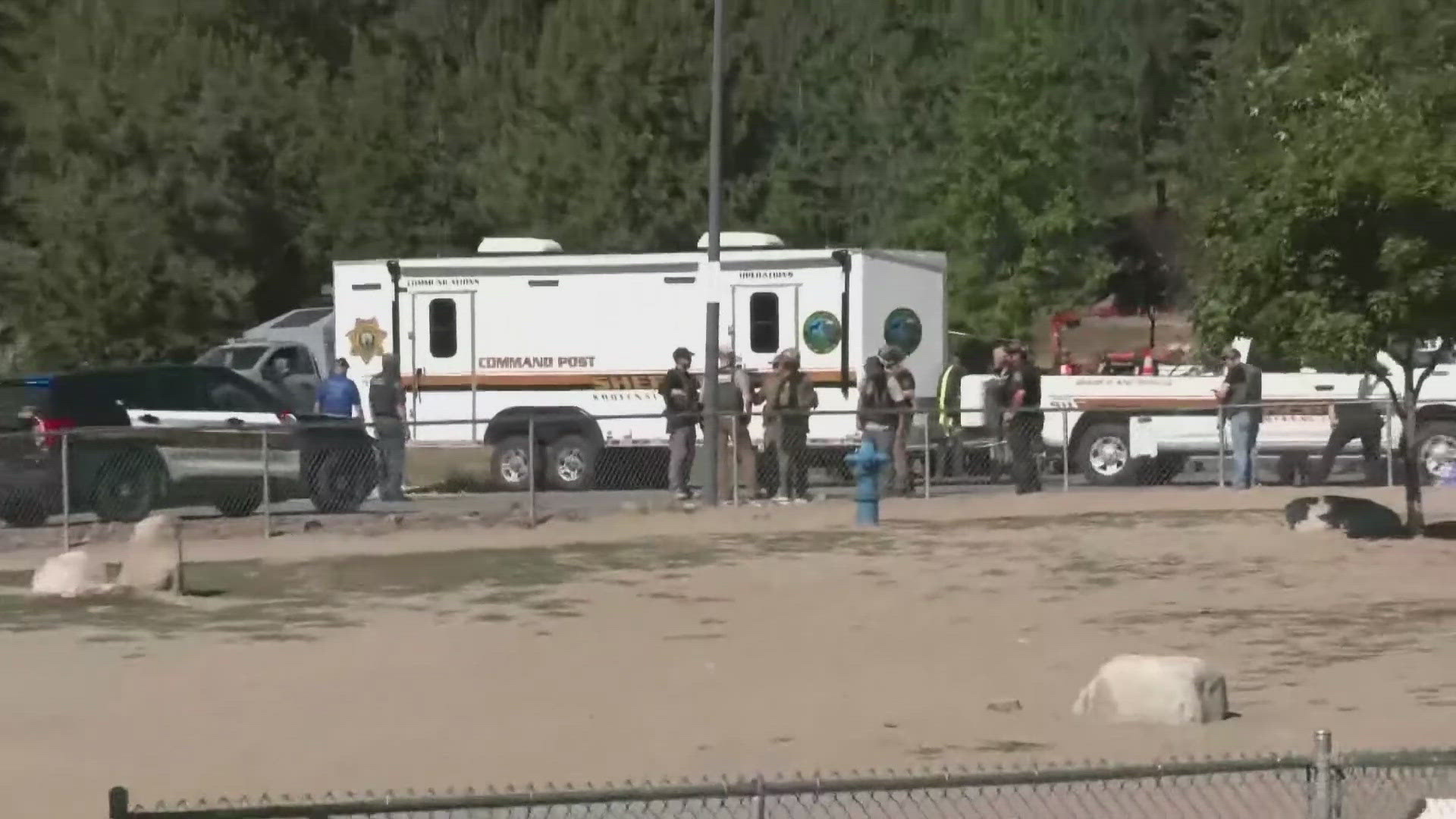 Two firefighters are dead and another was injured after fire personnel were ambushed by gunfire while responding to a wildfire in Idaho.
