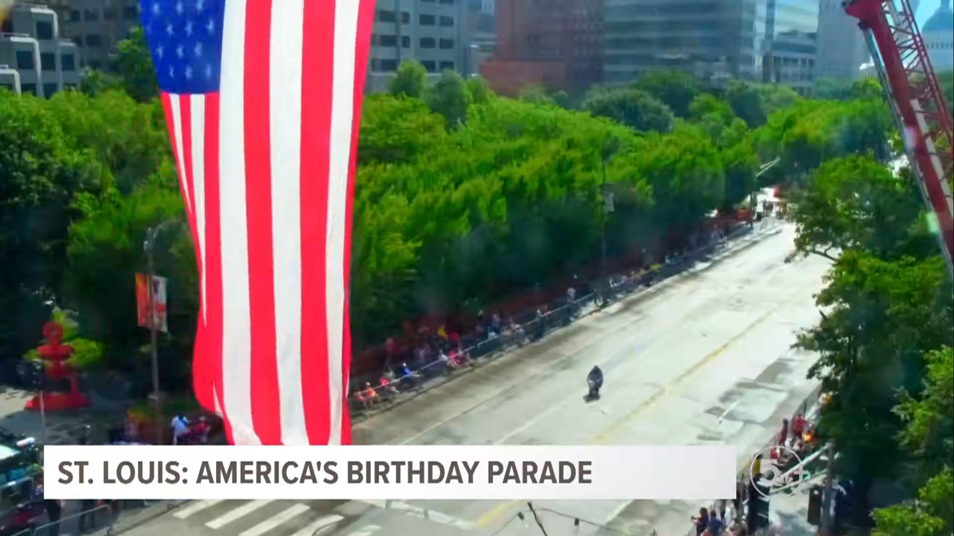 Watch the annual parade step off from Market Street. There is no audio on this feed.