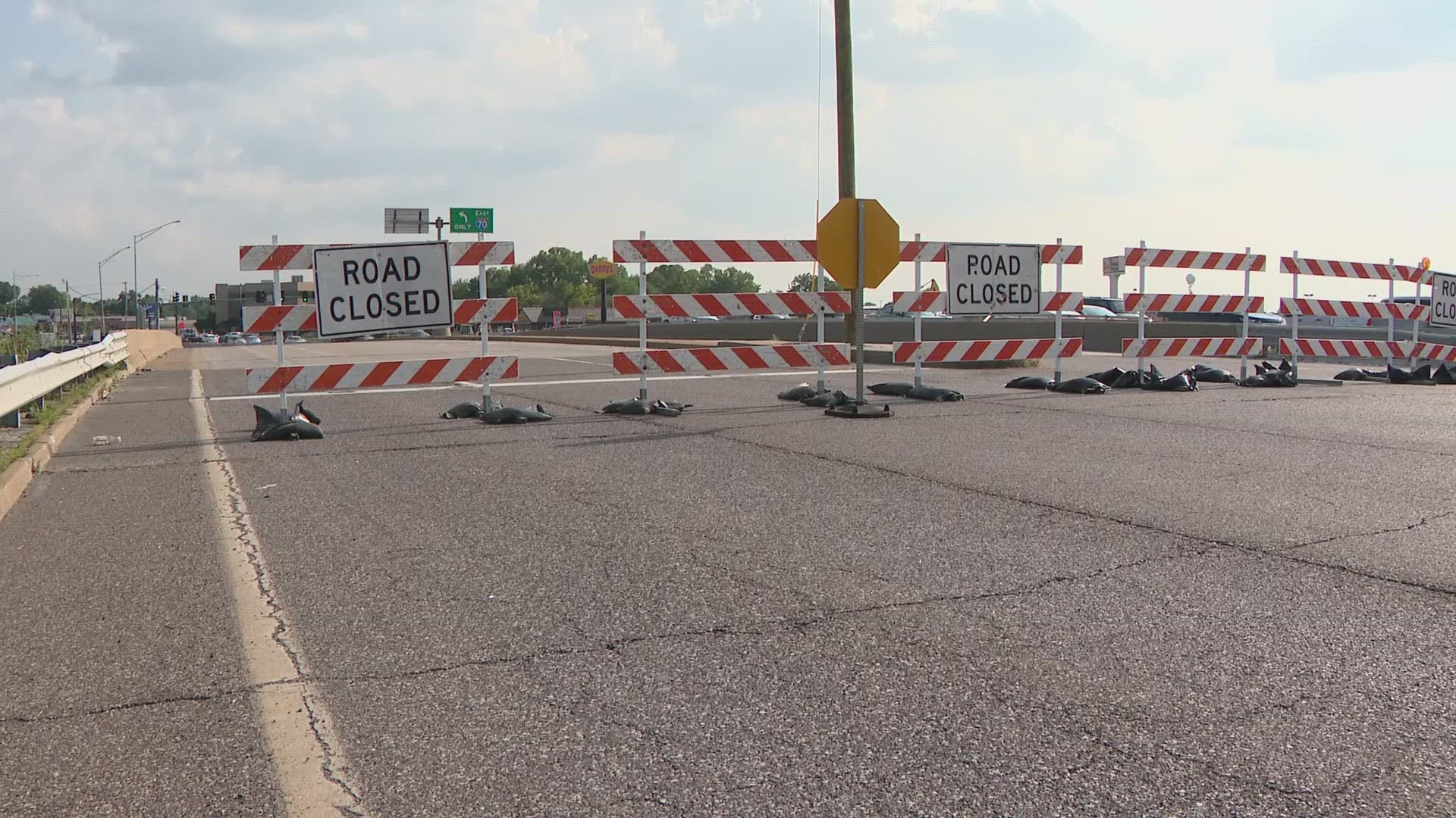 Interstate 70 Cave Springs exit in St. Charles County expected to close in 24-hours. The closure is due to MoDOT repairs and construction needs.