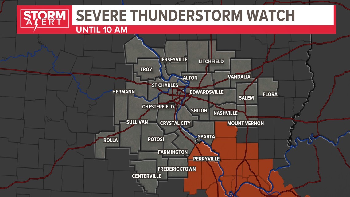 Heavy rain moves out of St. Louis area Wednesday morning | ksdk.com