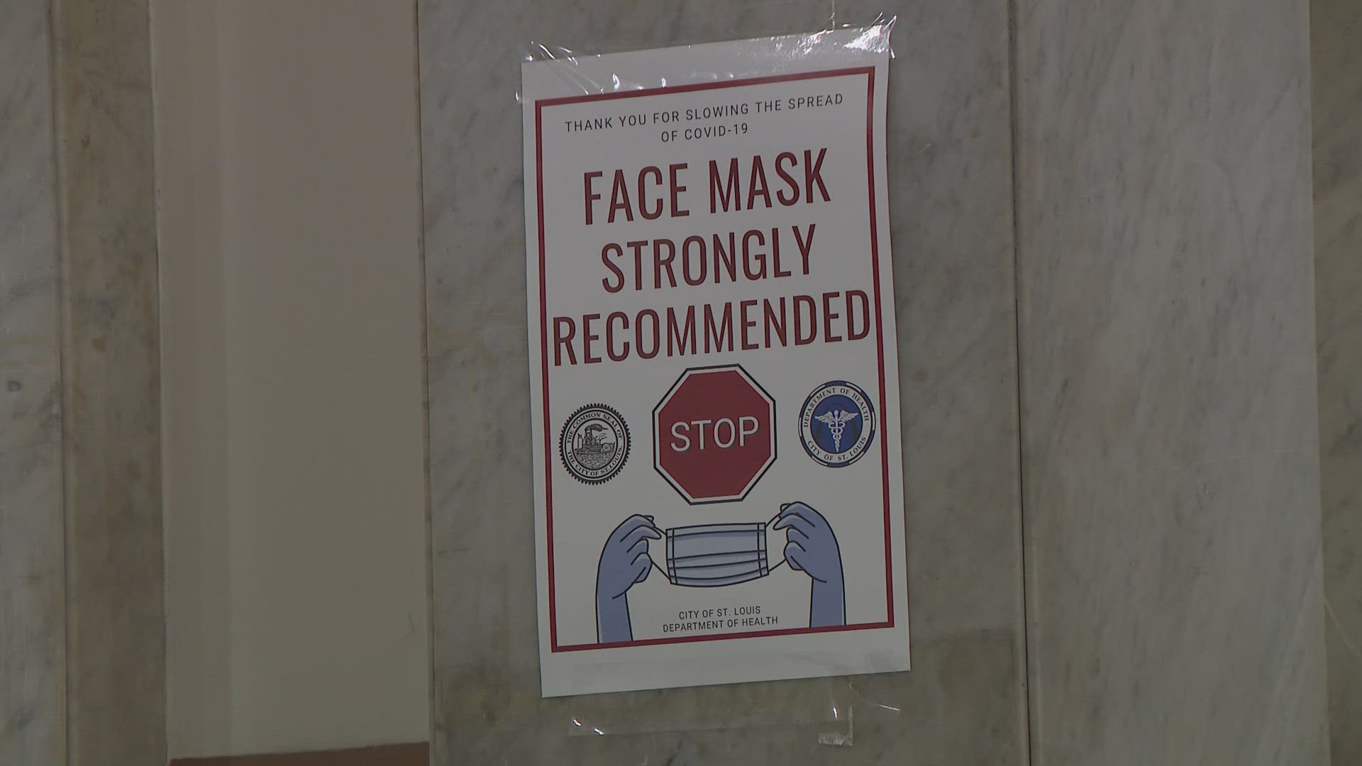 City of St. Louis officials announced Friday that it is no longer requiring city employees to wear a mask to work, less than 24 hours after issuing the mandate.