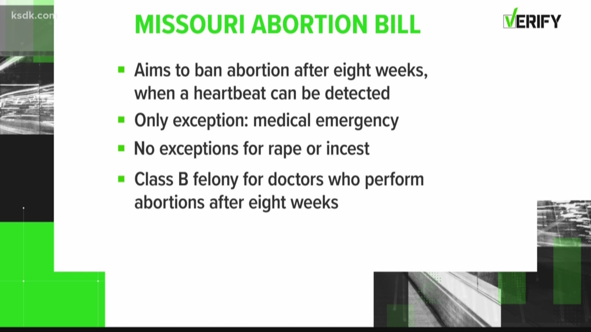 Alabama's new abortion law is being called the most restrictive in the country. How does Missouri's proposed bill compare?