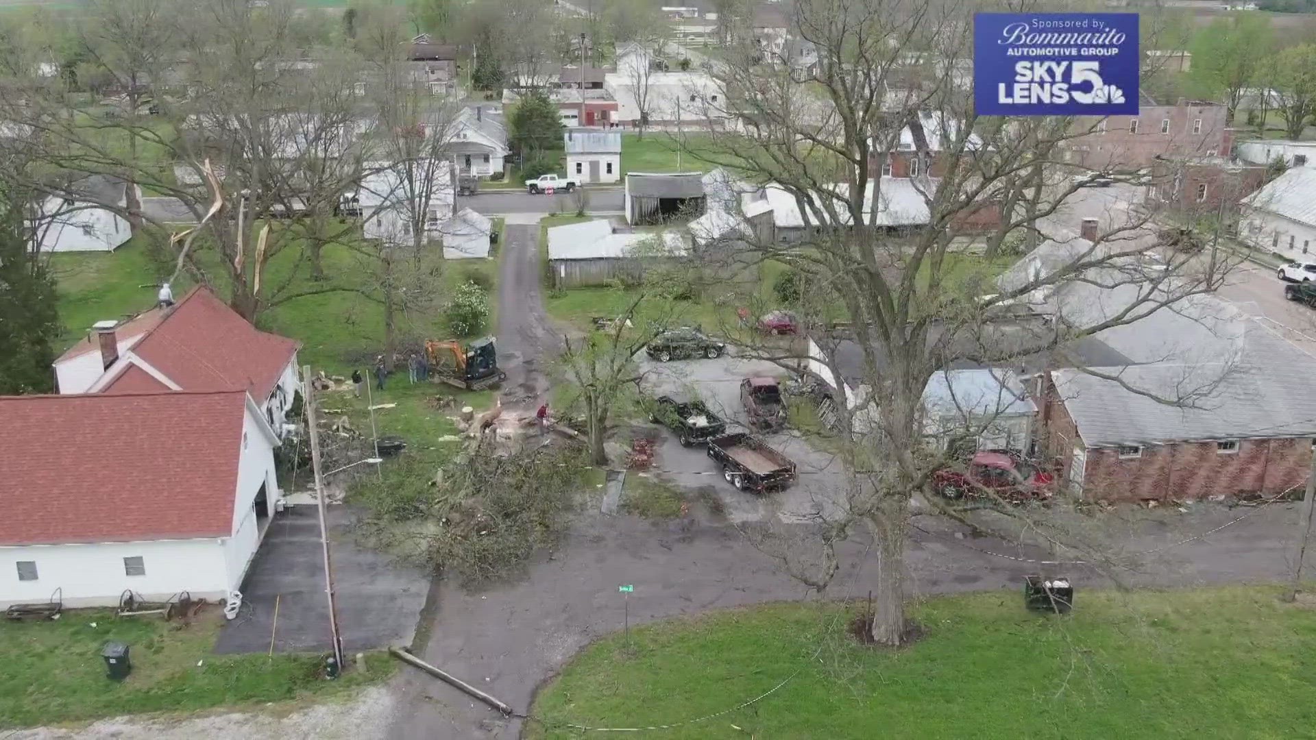 The Monroe County Public Safety Director said every community in the county was impacted by Saturday's storms, but Hecker got the worst of it.
