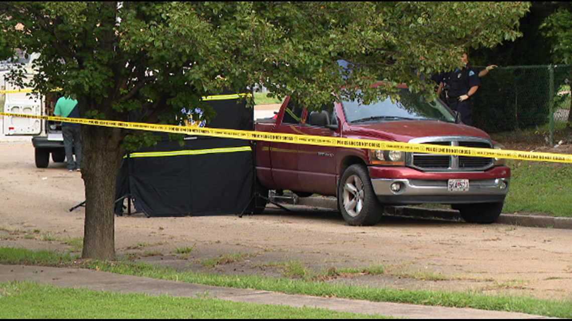 Neighbors react after man, woman found dead in pick-up truck | ksdk.com