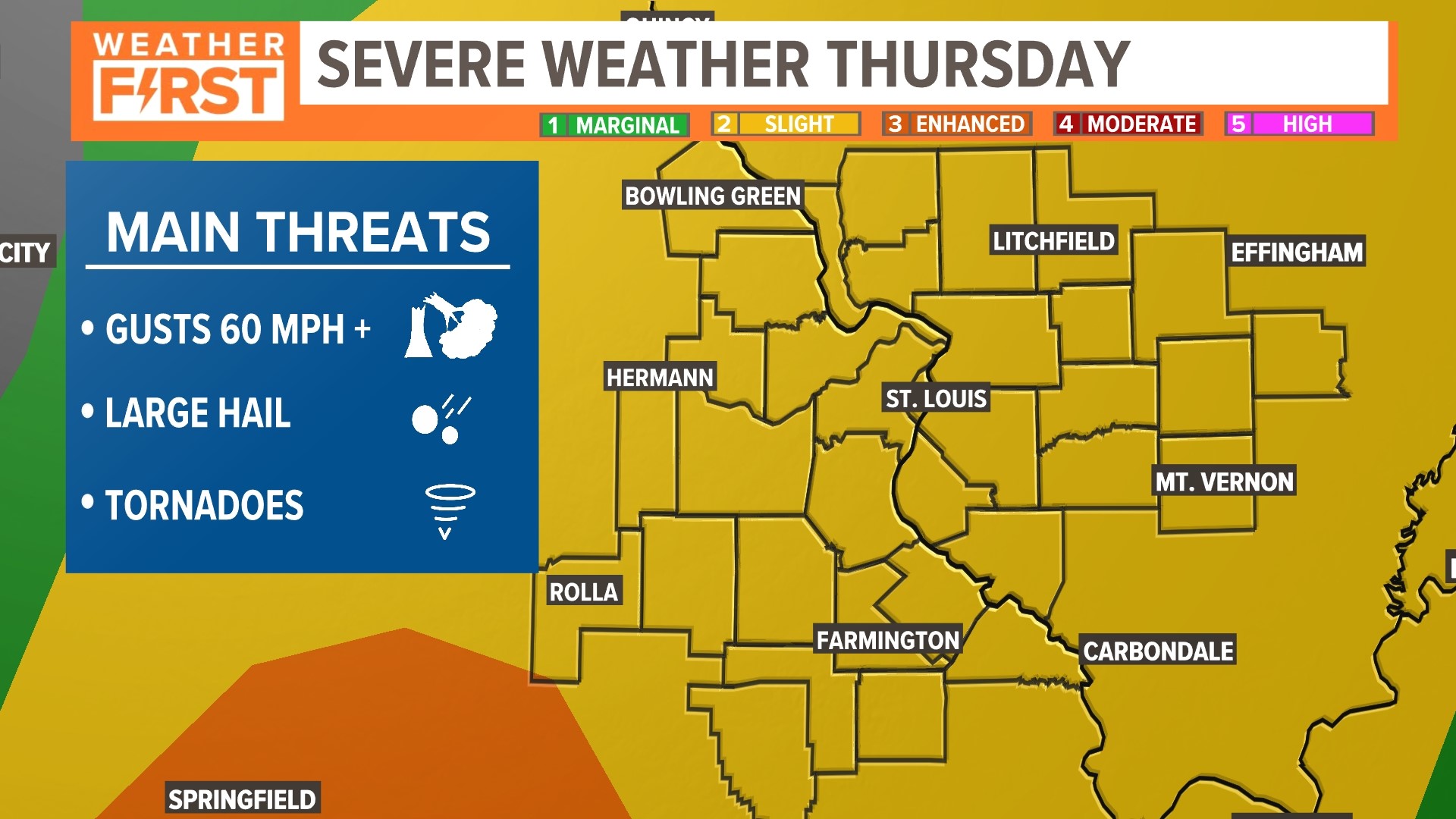 Spectacular Severe Storms Possible Thursday For St. Louis, Across Southern Illinois Image Digital Art Spectacular Severe Storms Possible Thursday For St. Louis, Across Southern Illinois Image Digital Art