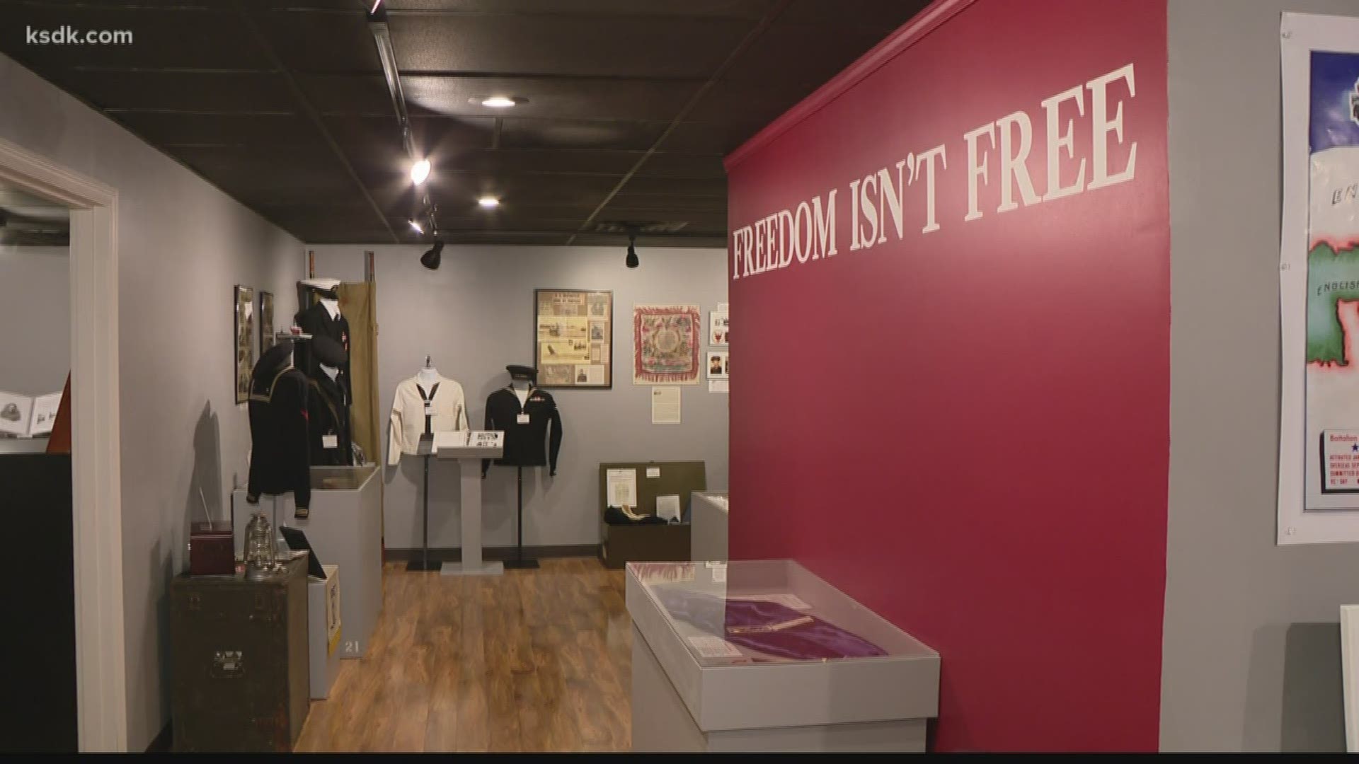 The volunteer group who runs the museum said donations are needed to keep the museum free to visit. They're trying to raise the money by Veterans Day.