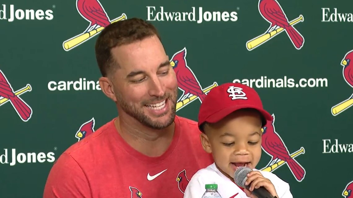 Decoding Fox News on X: From the @Cardinals Instagram. This is Adam  Wainwright and his son Caleb. He was adopted as a baby. His jersey has the  same number as his dad's