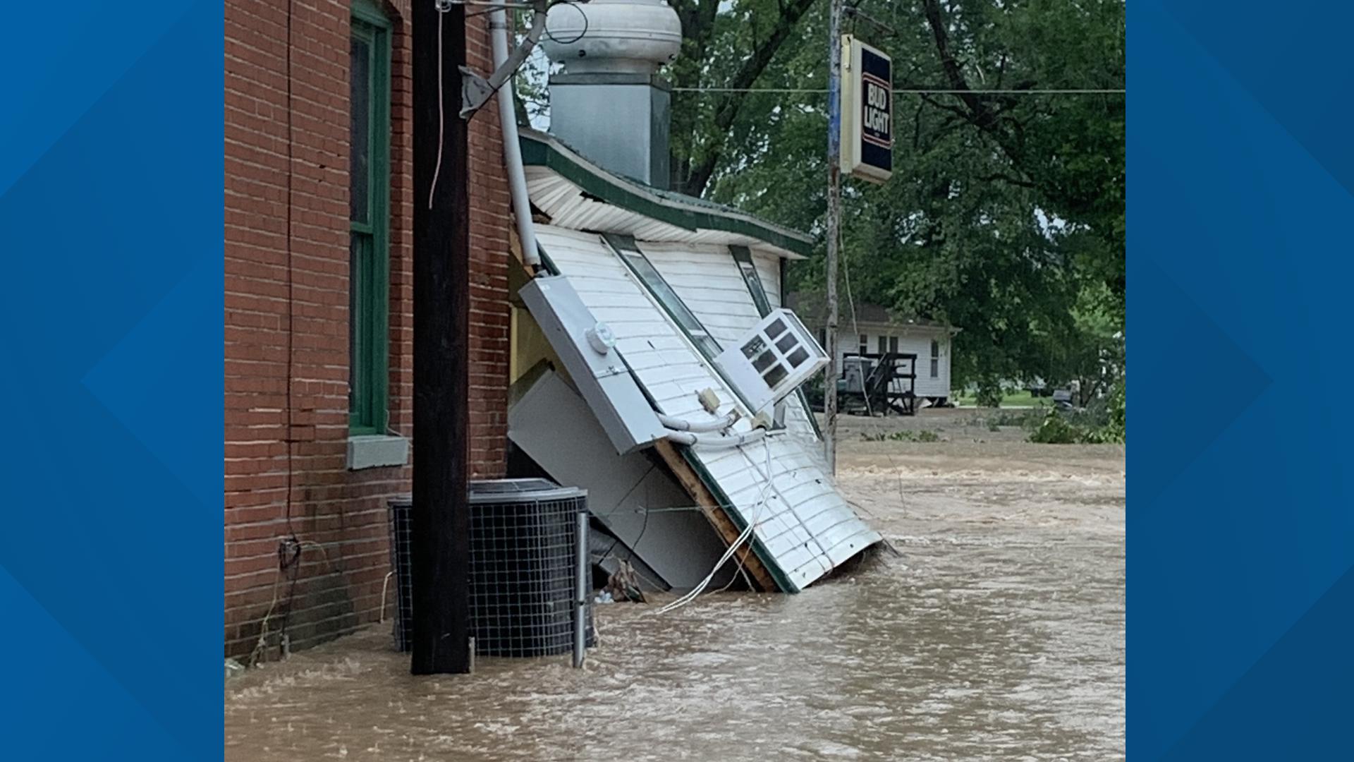 Treloar Bar and Grill opened 12 years ago, offering burgers, fries, chicken strips and beer. After 32 inches of floodwaters crept in Tuesday, little can be salvaged.