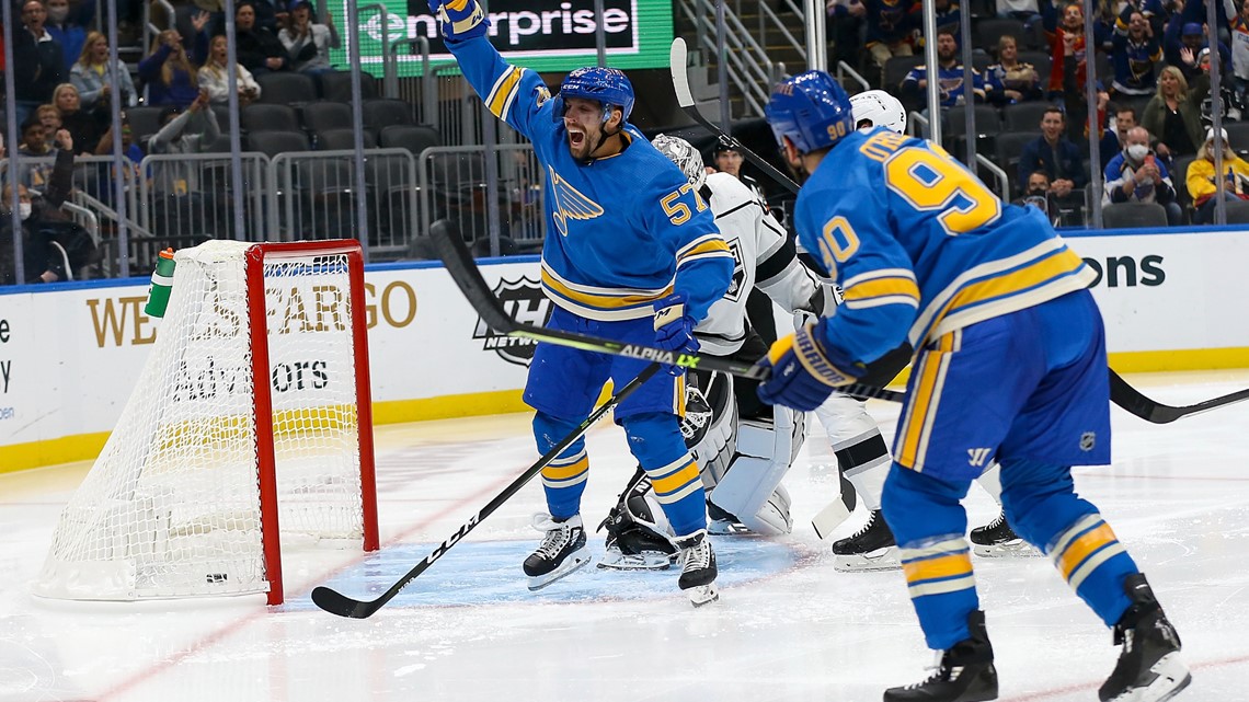 st louis blues top los angeles kings for 4th victory ksdk com