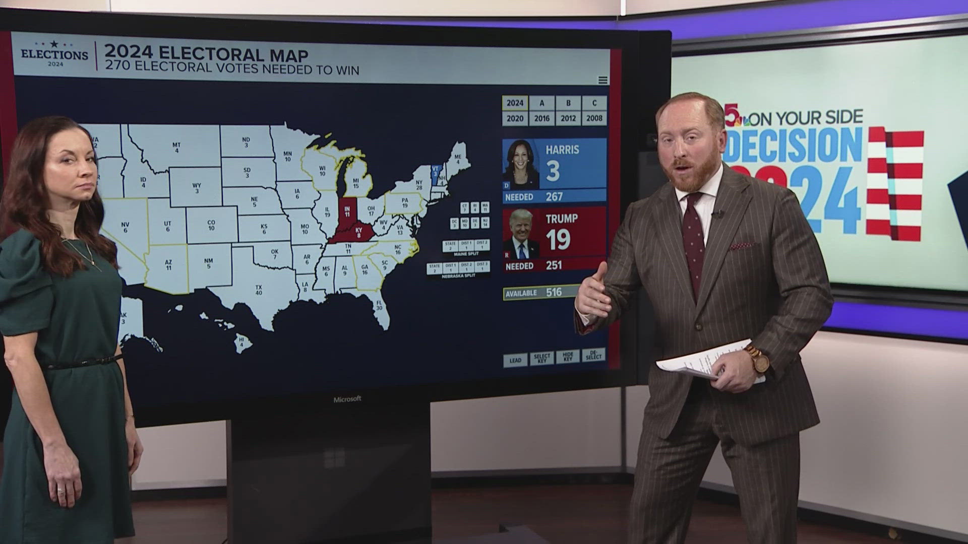 Election results and analysis on 5+. Watch for results from Missouri and southern Illinois.