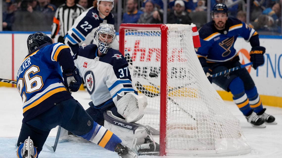 St. Louis Blues win 30 over Winnipeg Jets