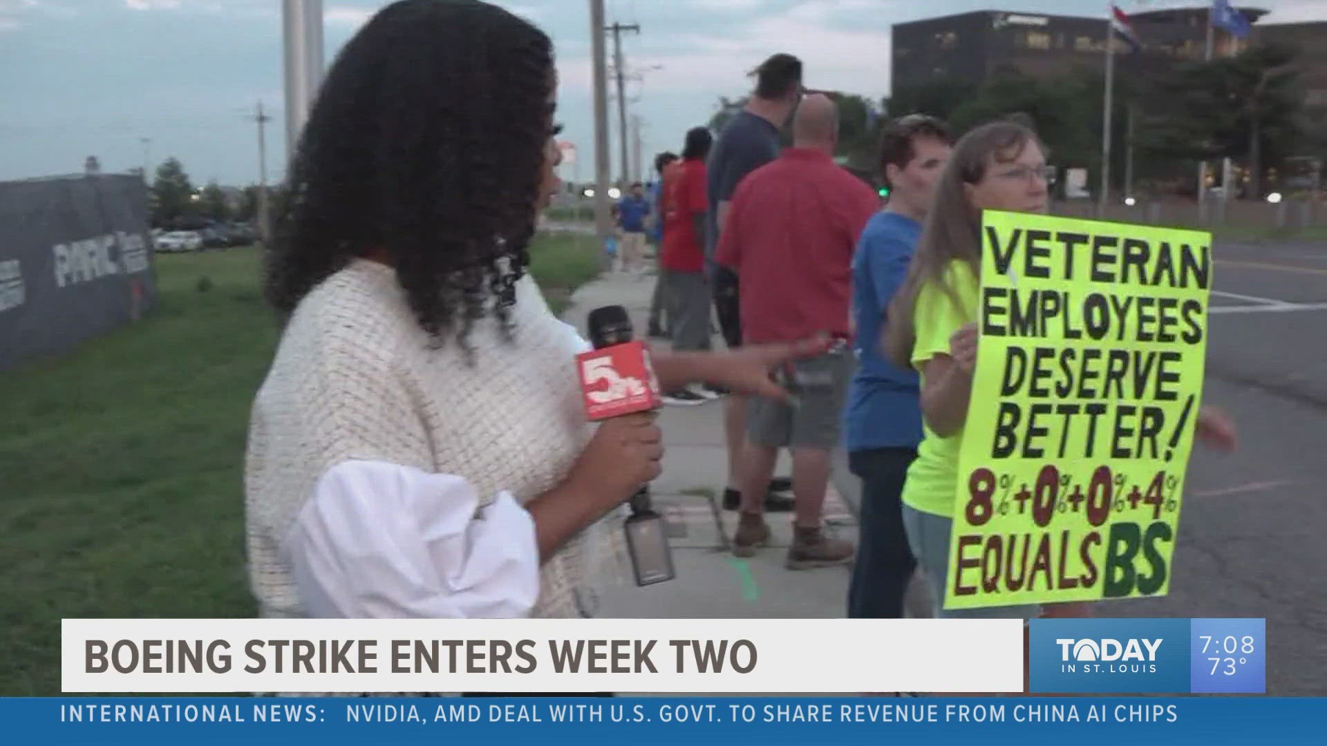 Boeing's workers say that their offer here in St. Louis is not as lucrative as offers recently received by workers in other cities. 